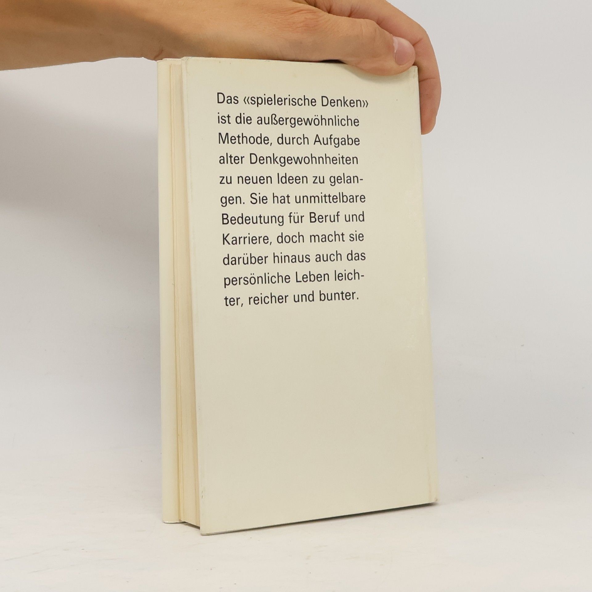 Edward de Bono Das spielerische Denken