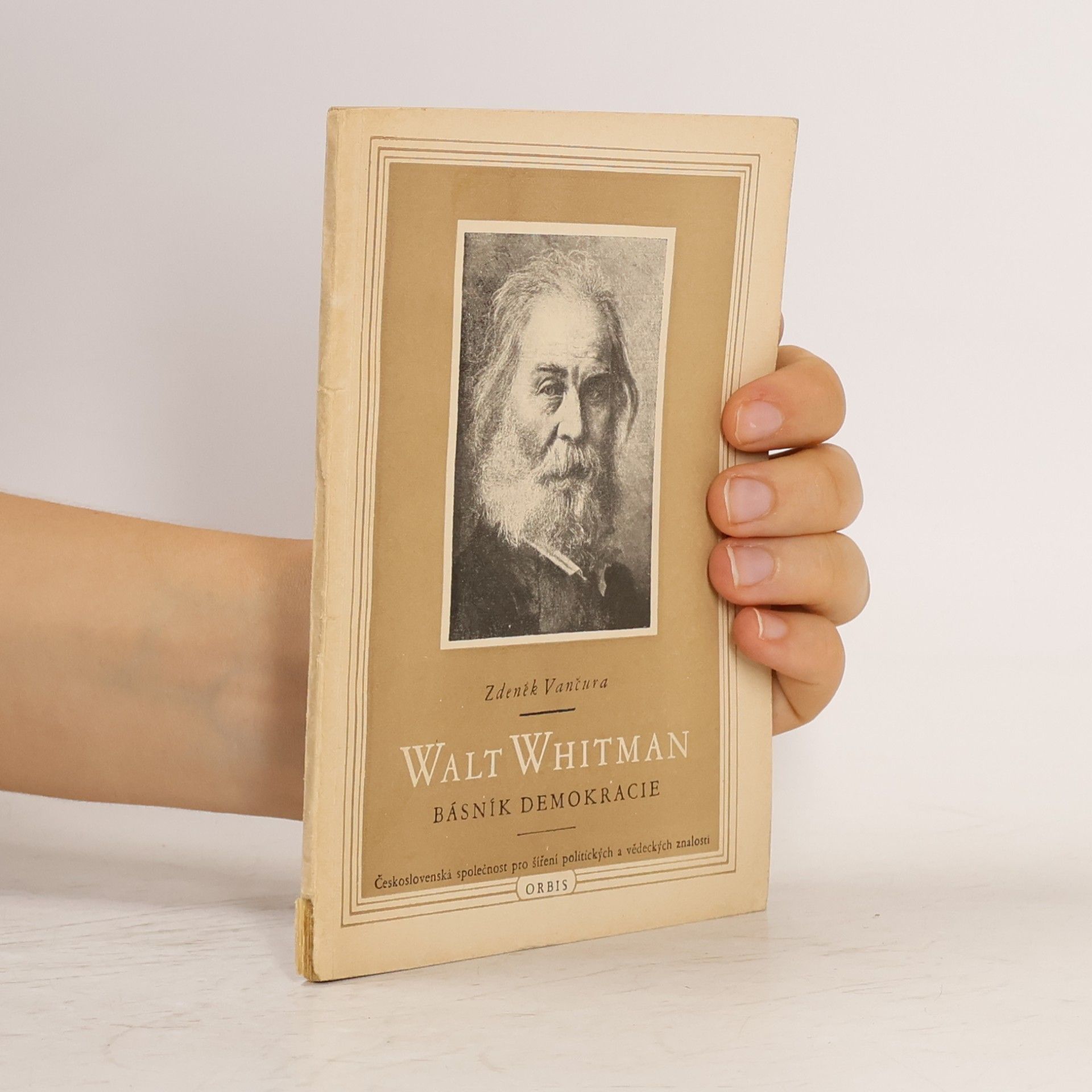 Zdeněk Vančura Walt Whitman - básník demokracie