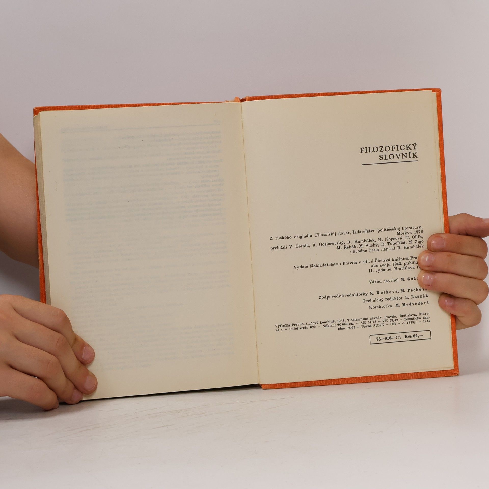 Various authors Filozofický slovník