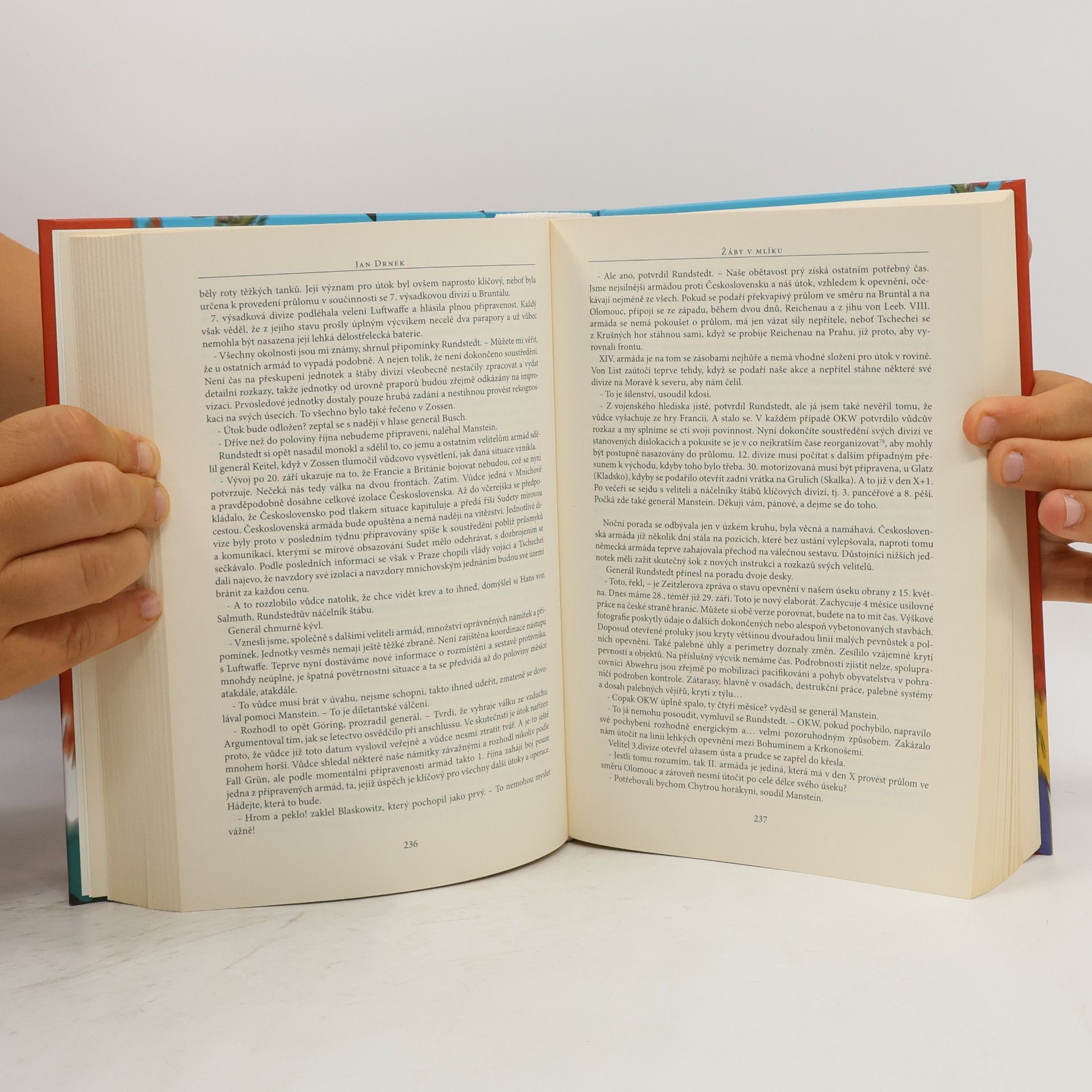 Jan Drnek Žáby v mlíku. Vojensko-historická mystifikace na téma Mnichov 1938