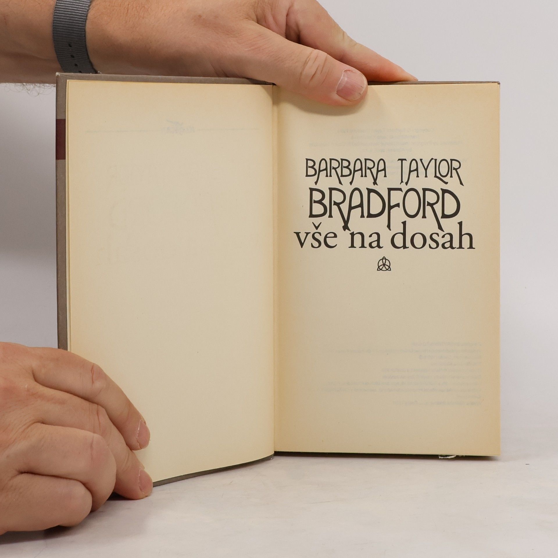 Barbara Taylor Bradford Vše na dosah