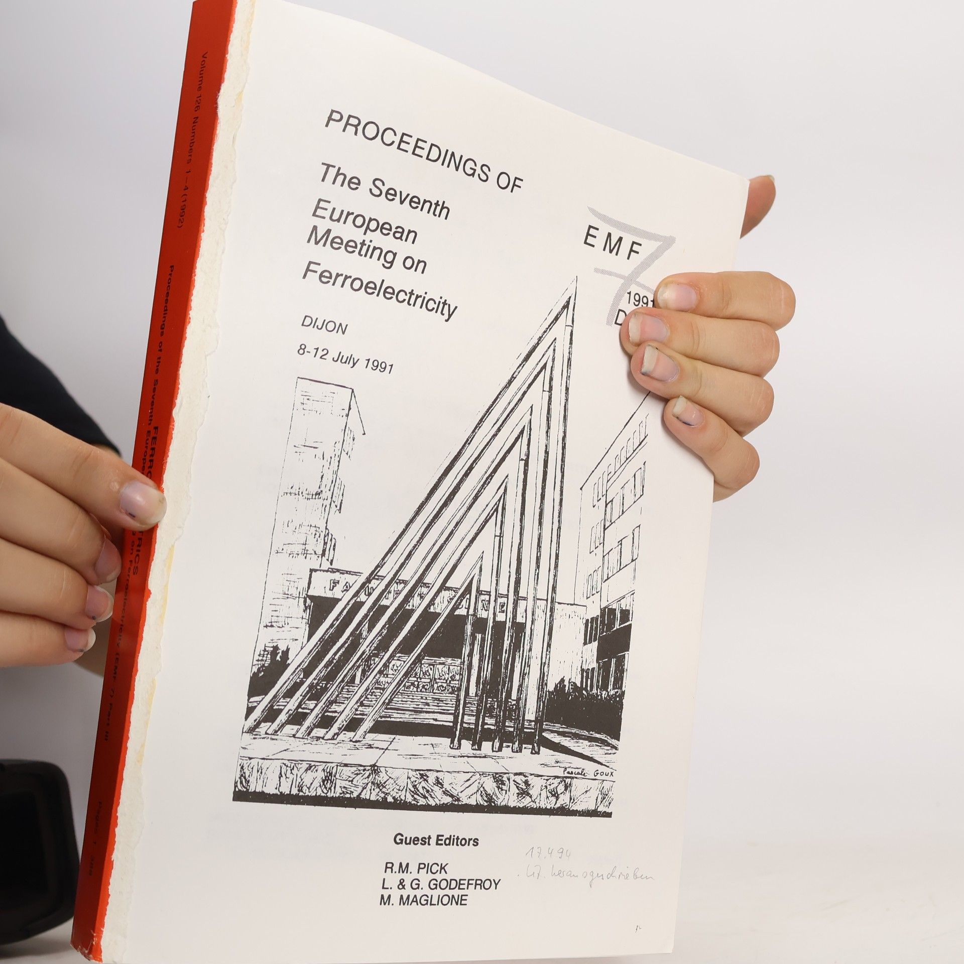 R. M.Pick Proceedings of The Seventh European Meeting on Ferroelectricity III.