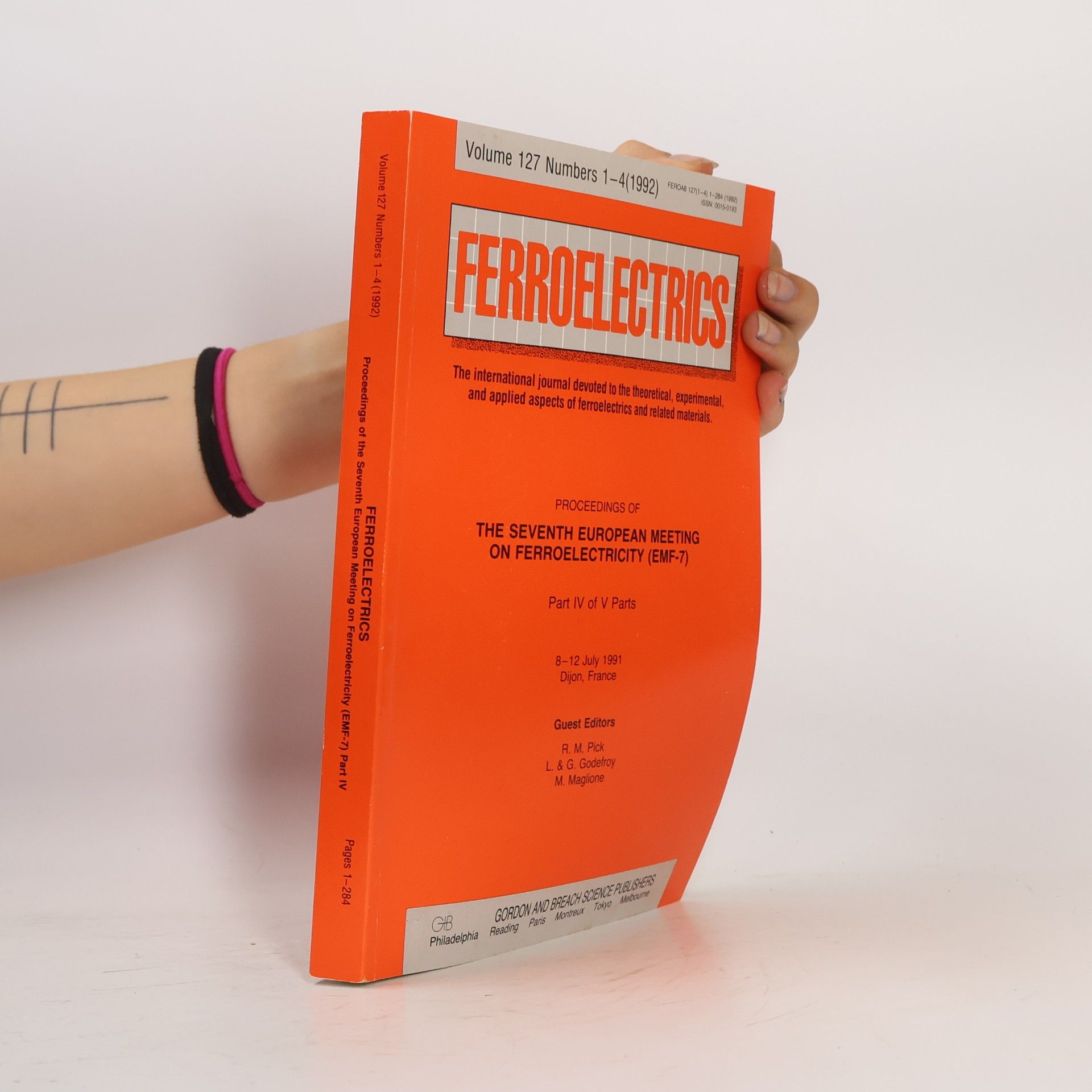 Kolektiv autorů Ferroelectrics Vol. 127, Number 1-4