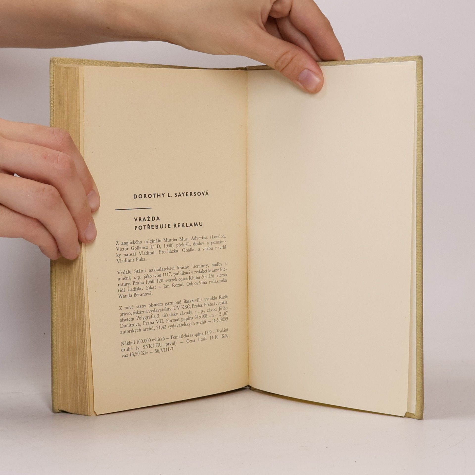 Dorothy L. Sayers Vražda potřebuje reklamu