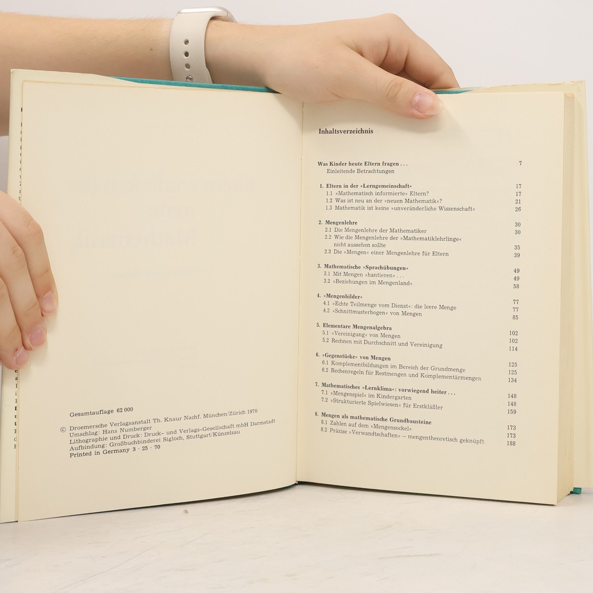 Walter R. Fuchs Eltern Entdecken Die Neue Mathematik