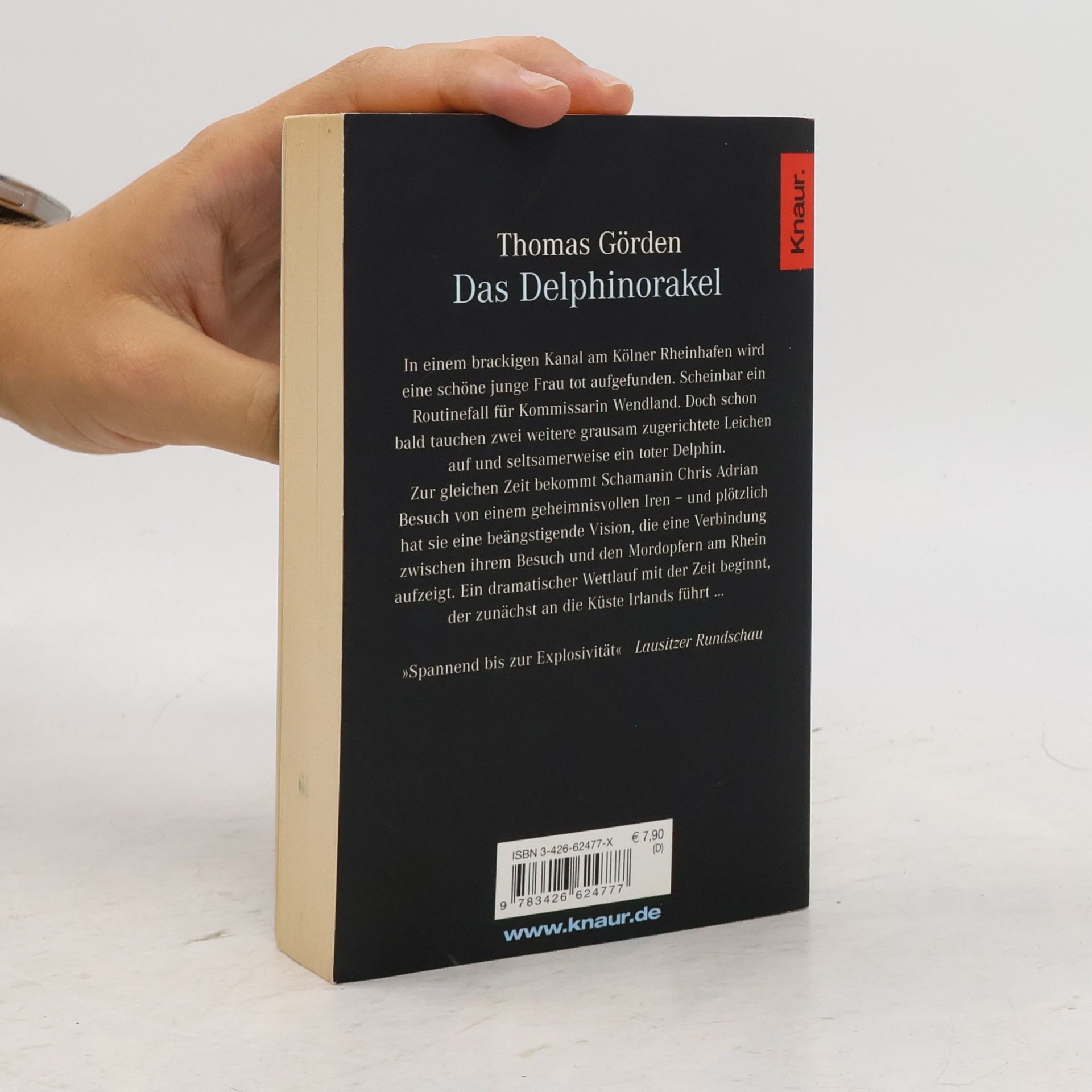 Thomas Görden Das Delphinorakel. Thriller. Originalausgabe