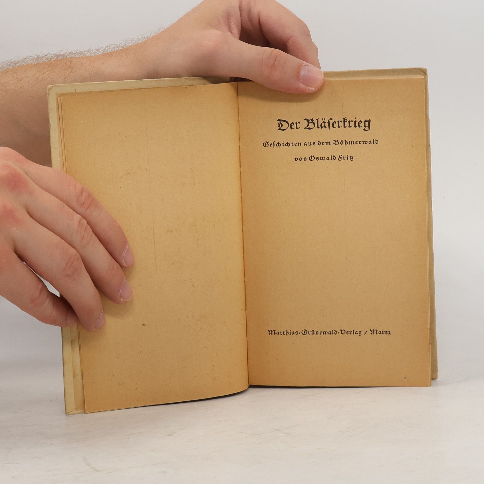 Oswald Fritz Der Bläserkrieg