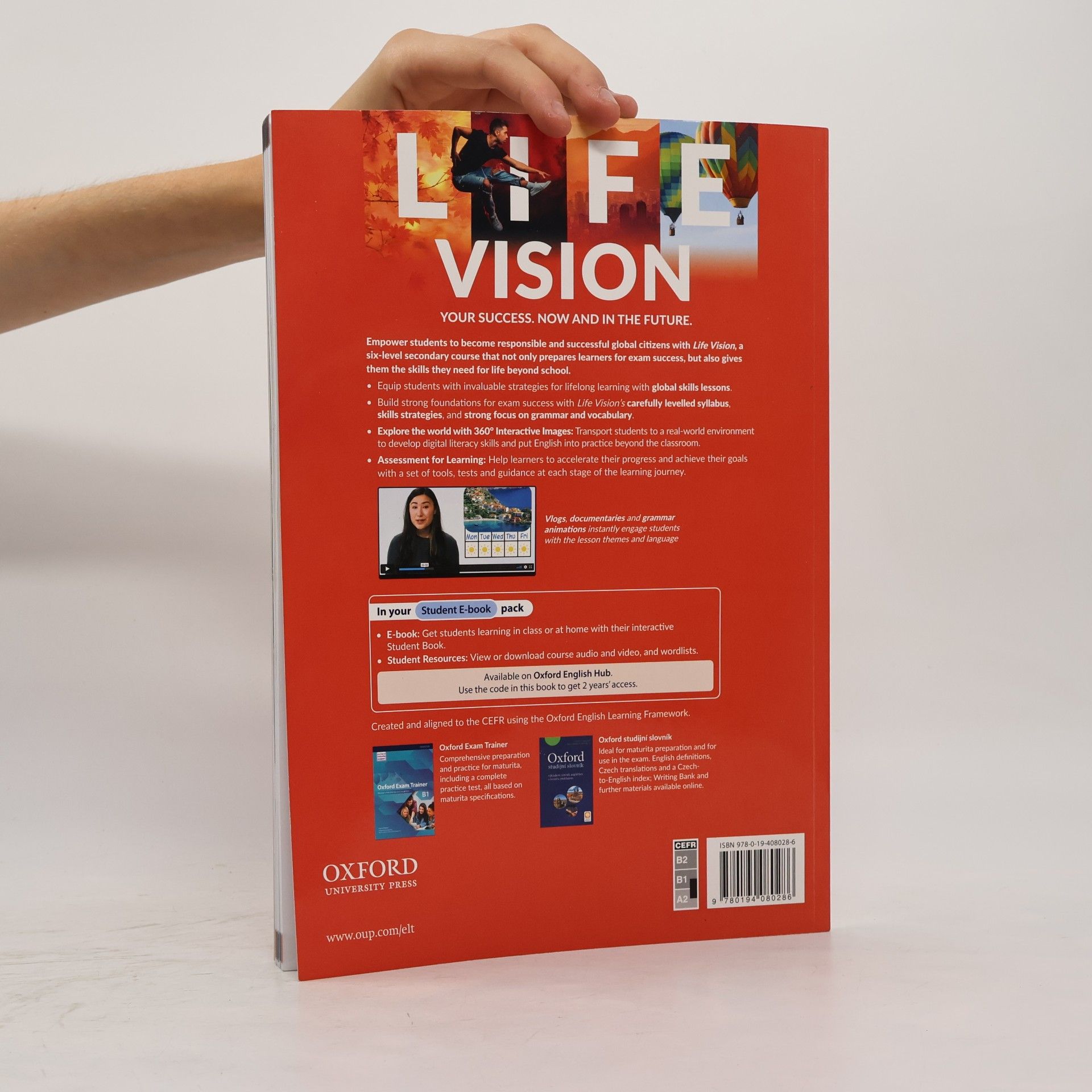 Jane Hudson Life vision A2/B. Maturita Student Book