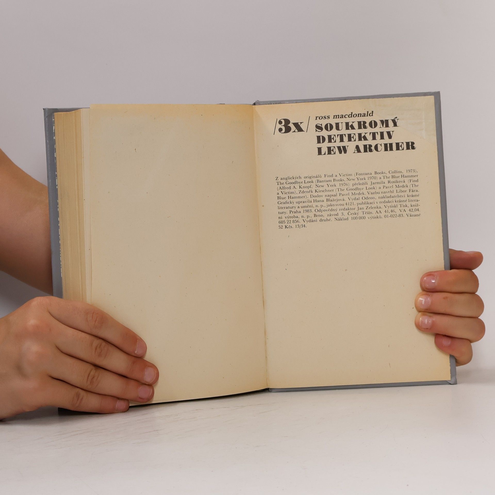 Ross Macdonald Třikrát soukromý detektiv Lew Archer
