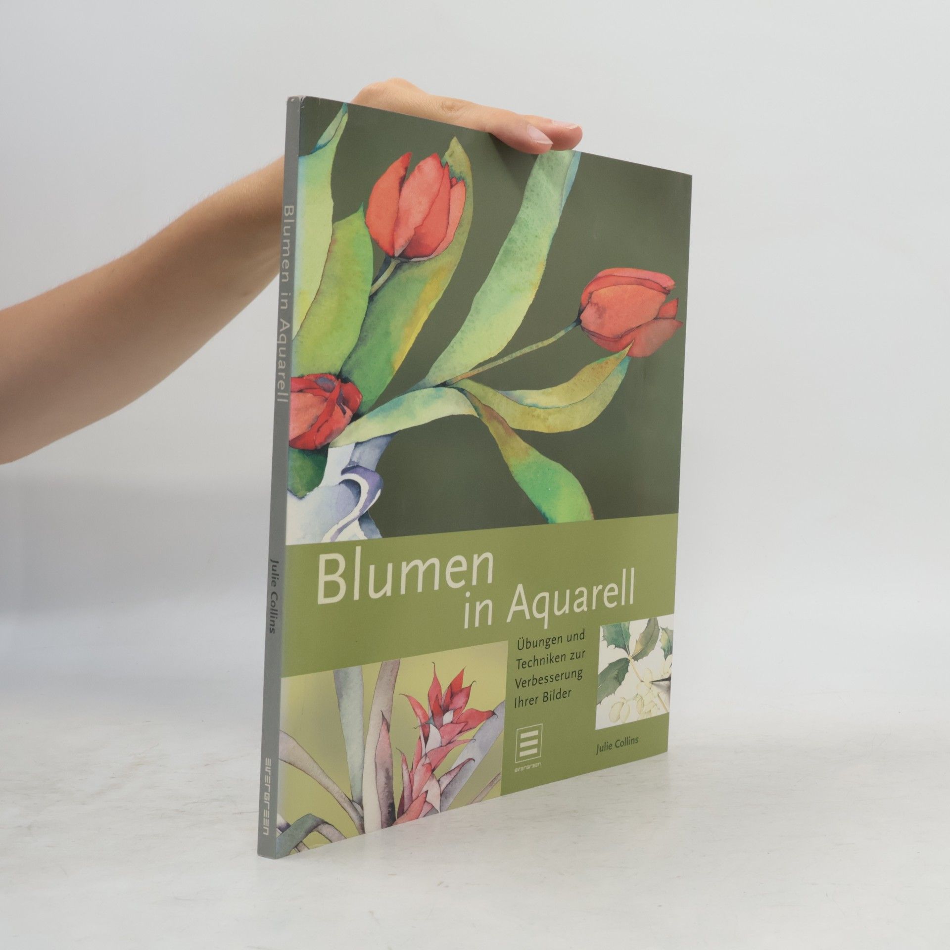 Julie Collins Blumen in Aquarell