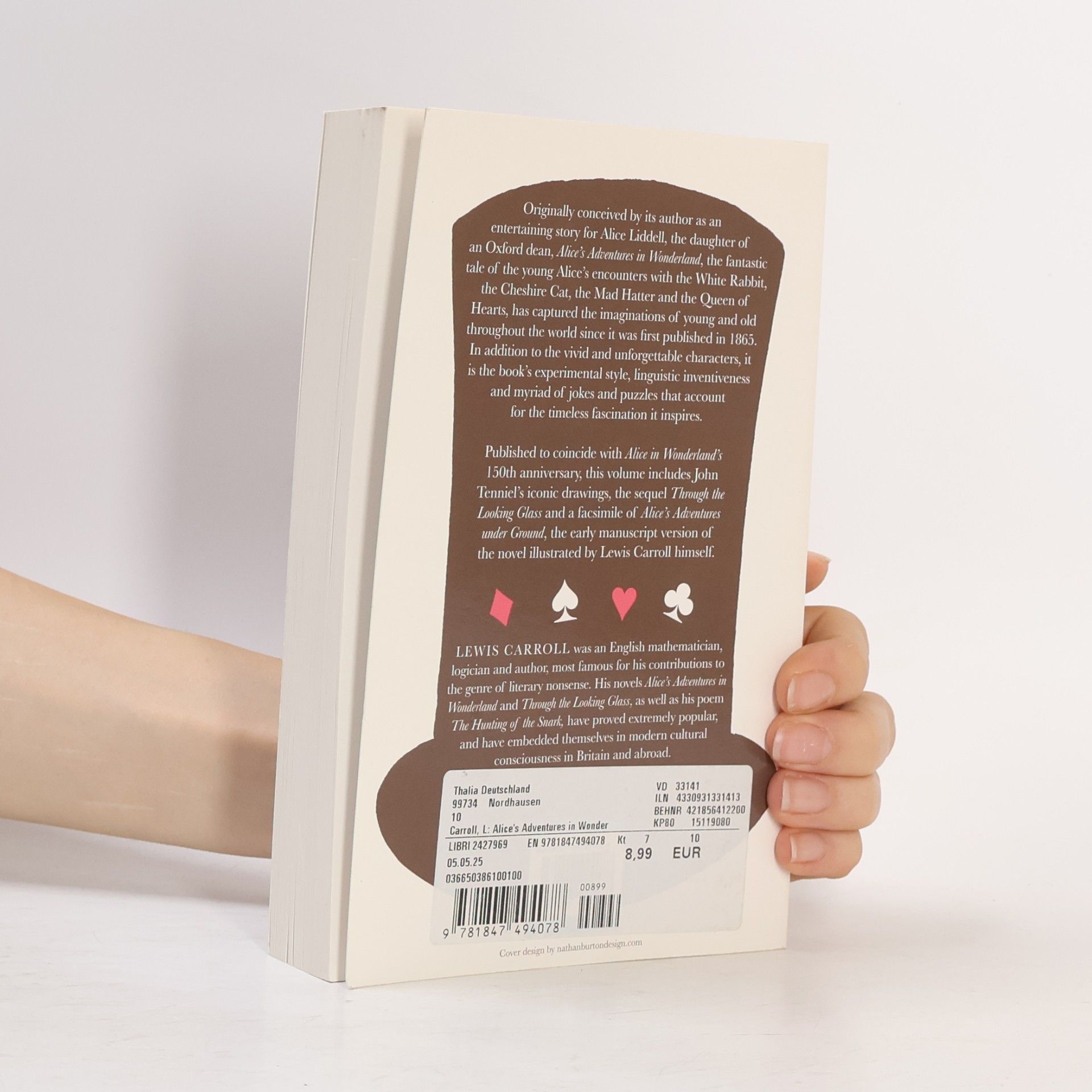 Lewis Carroll Alice's Adventures In Wonderland And Through The Looking Glass