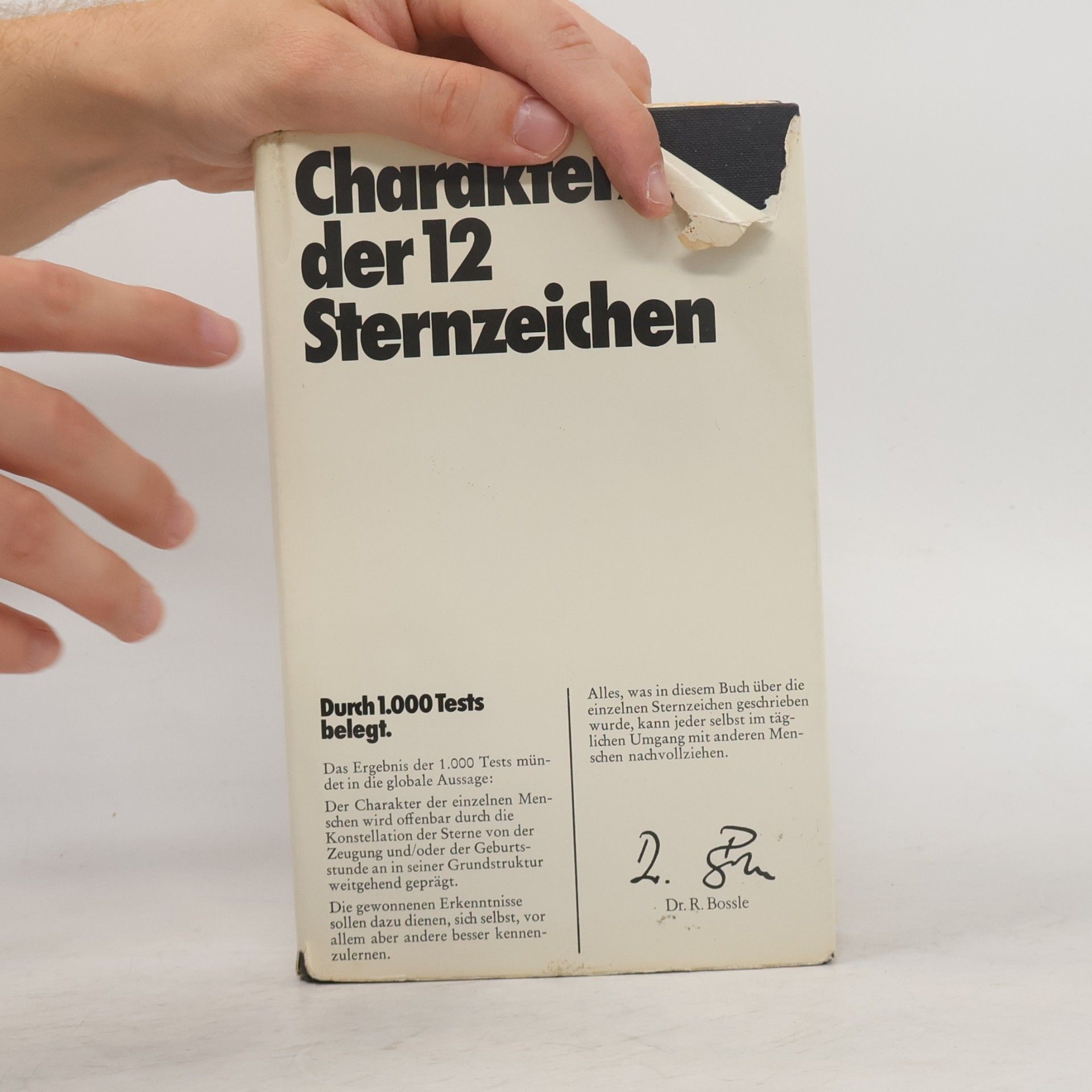 Rudolf Bossle Charakterzüge der 12 Sternzeichen