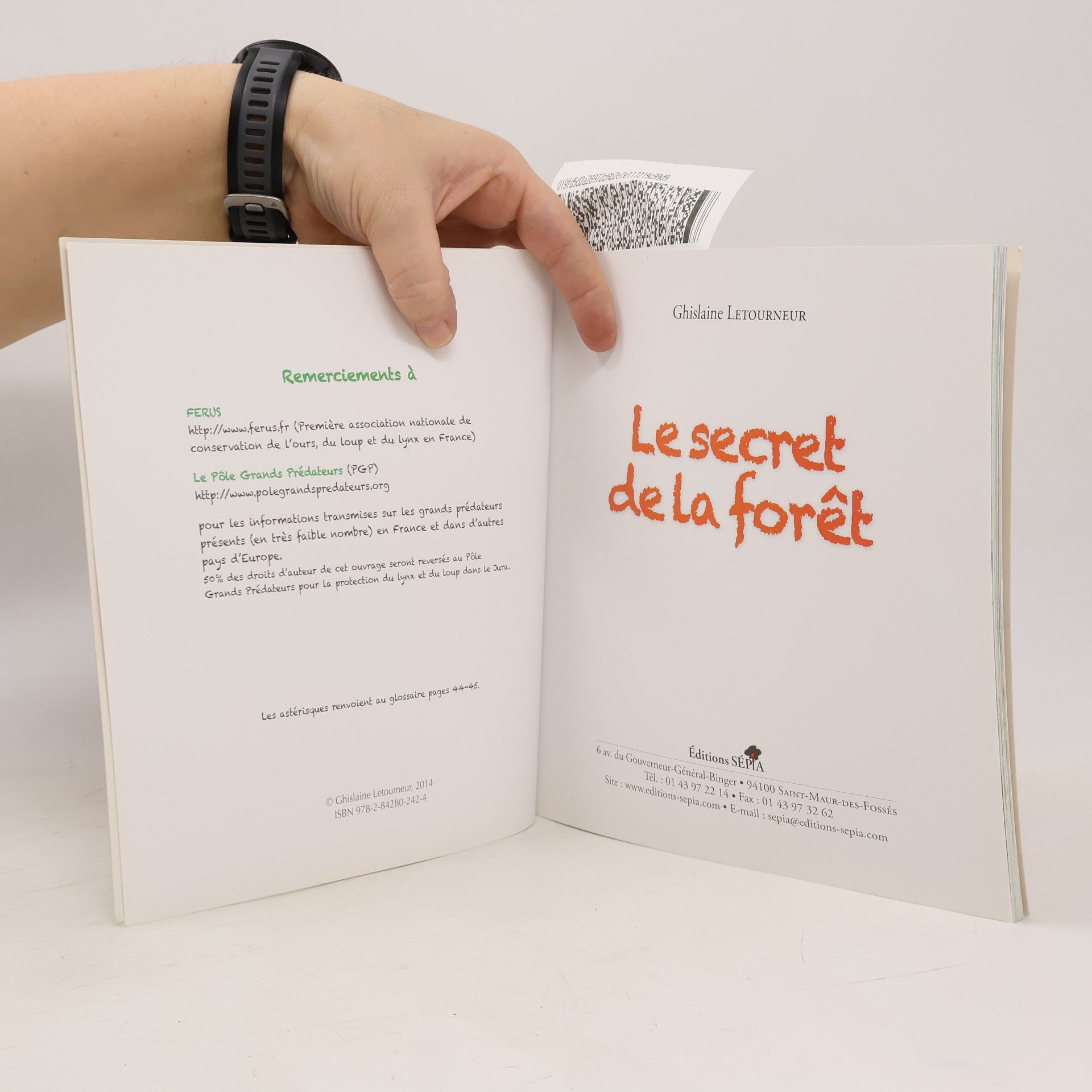 Ghislaine Letourneur Le secret de la forêt