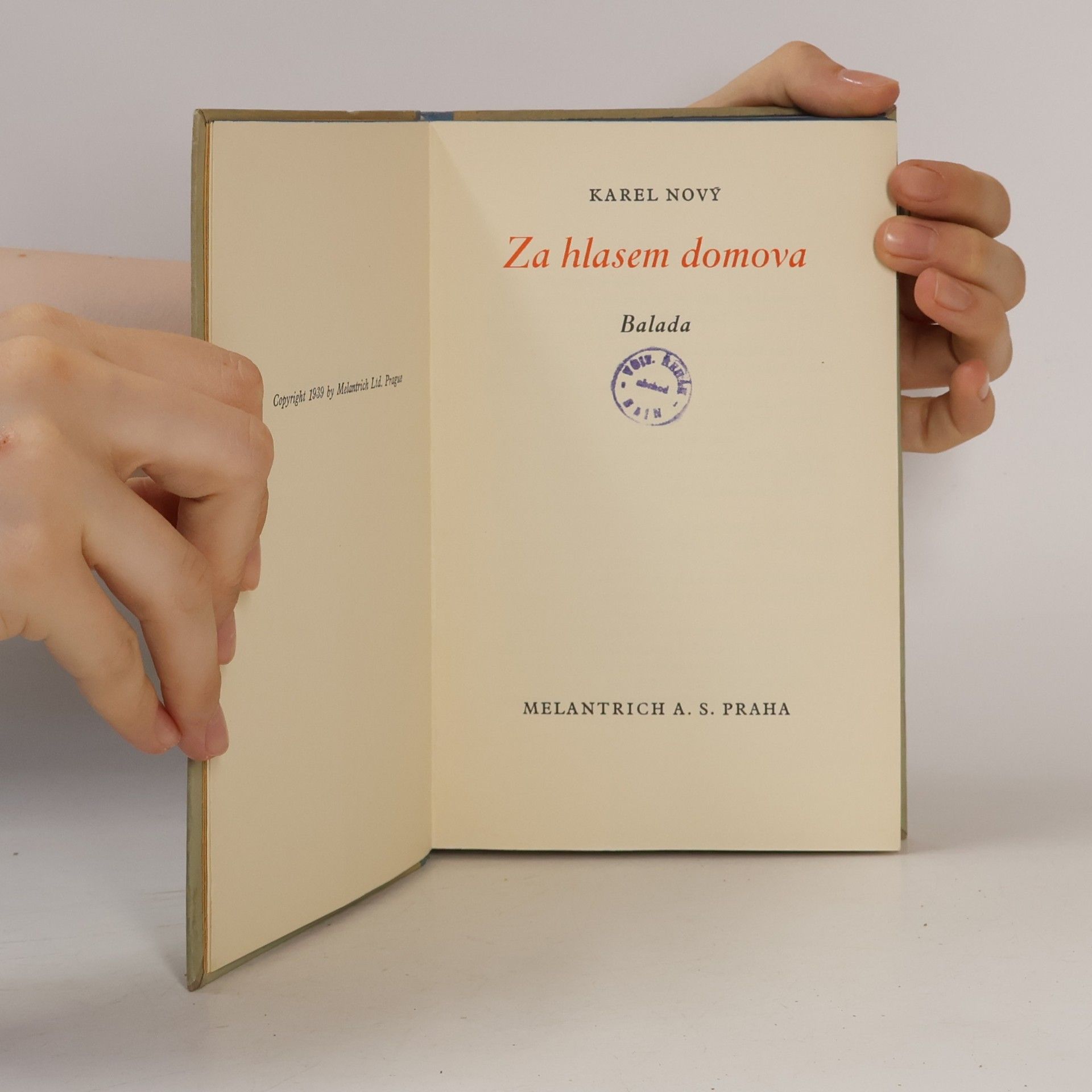 Karel Nový Za hlasem domova