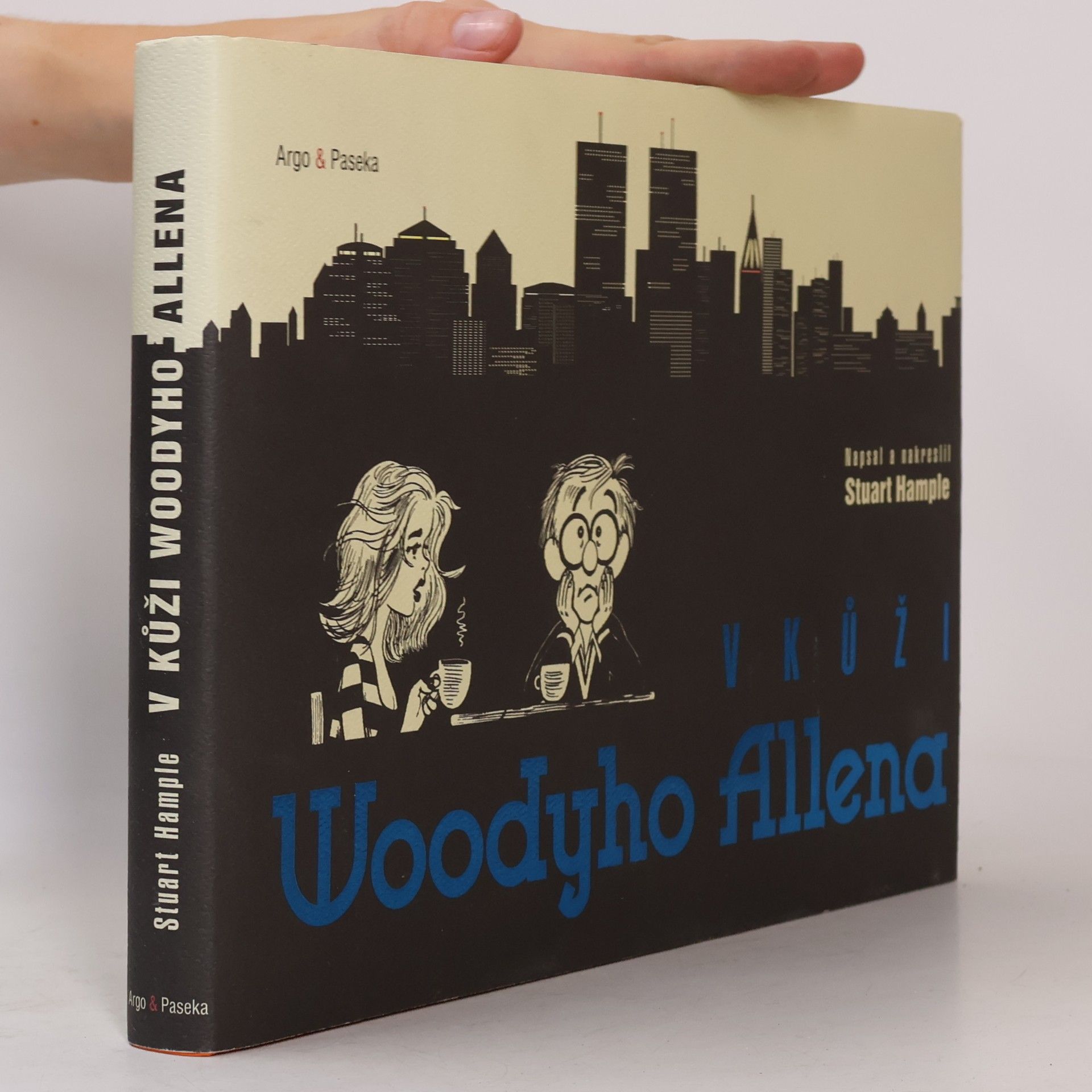 Stuart Hample V kůži Woodyho Allena. Woody Allen jako komiksový strip