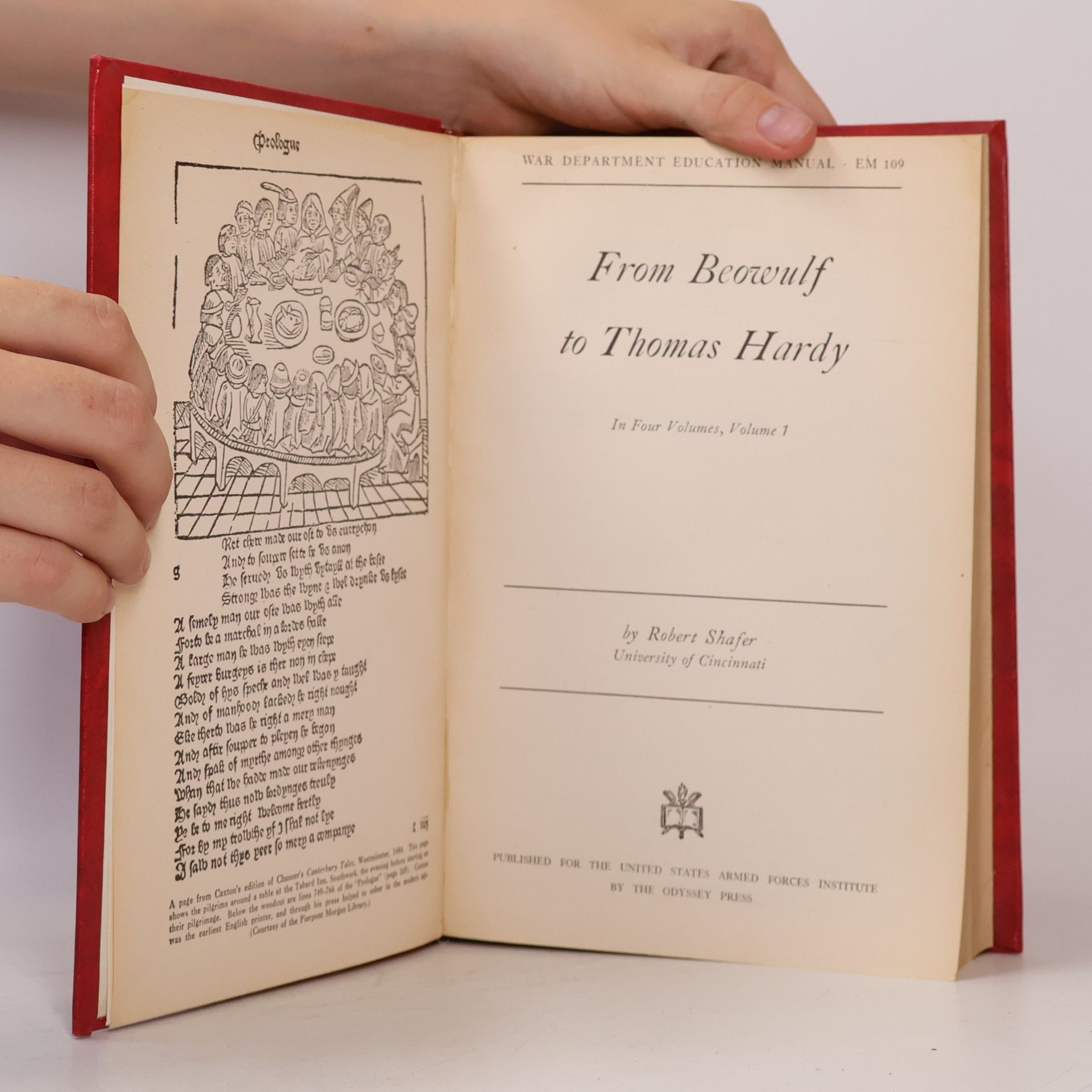 Robert Shafer From Beowulf to Thomas Hardy 1-2