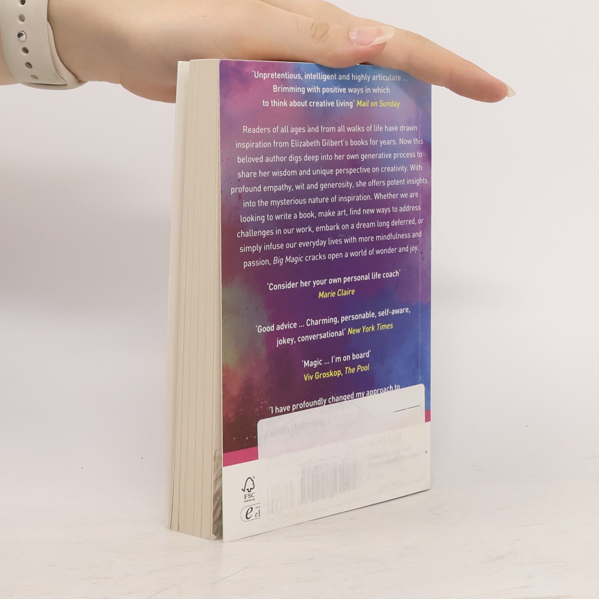 Elizabeth Gilbert Big magic : creative living beyond fear