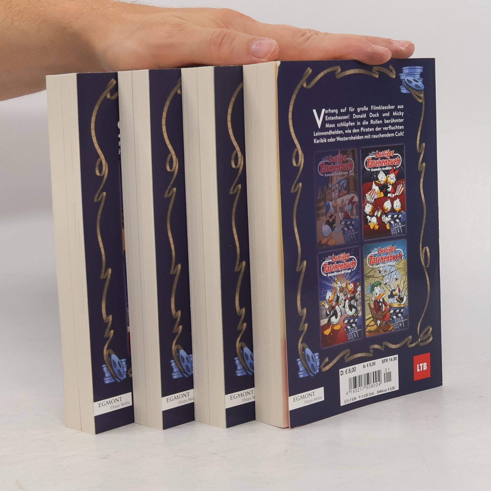 Walt Disney Lustiges Taschenbuch Kino Bestseller (4 Bände im Schuber)