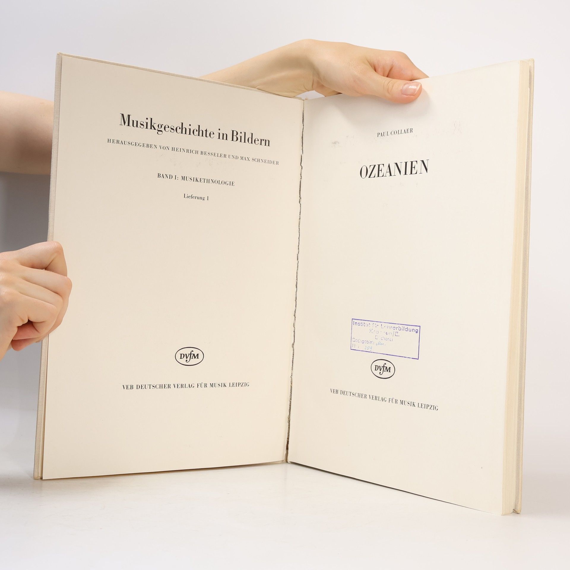 Kolektív autorov Musikgeschichte in Bildern I: Musikethnologie. Lieferung 1