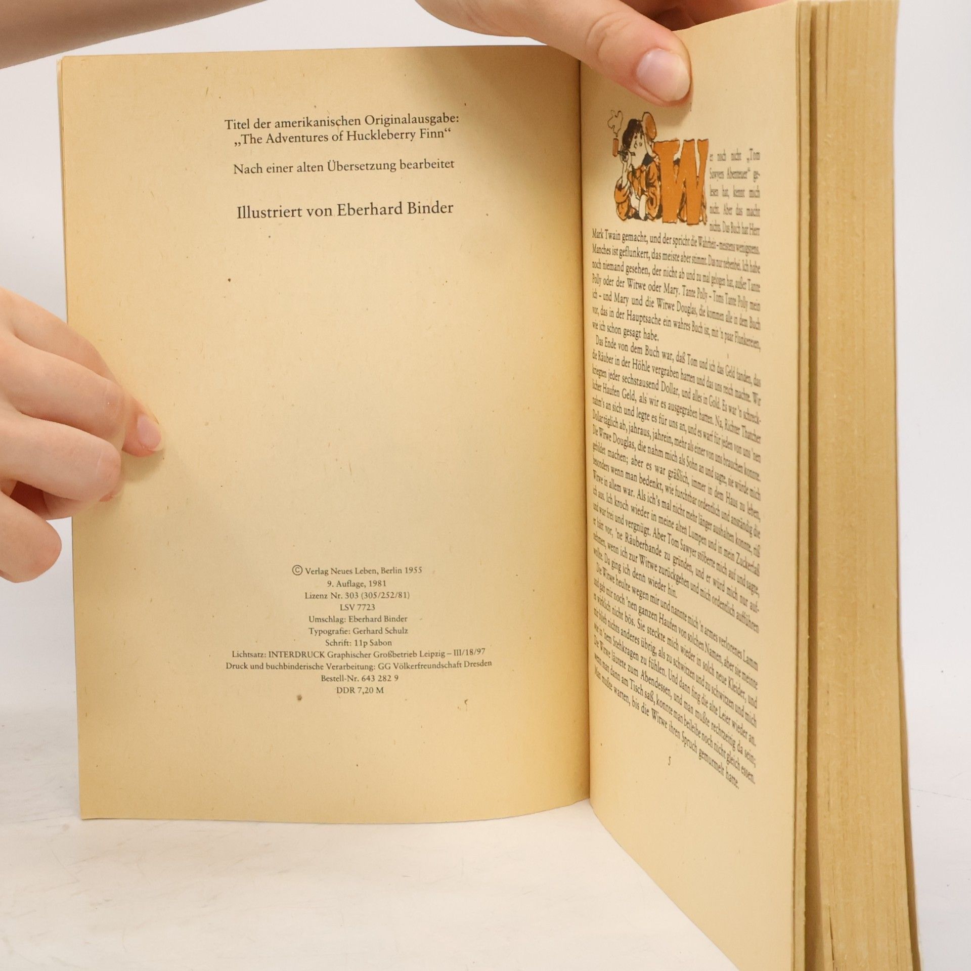 Mark Twain Die Abenteuer des Huckleberry Finn