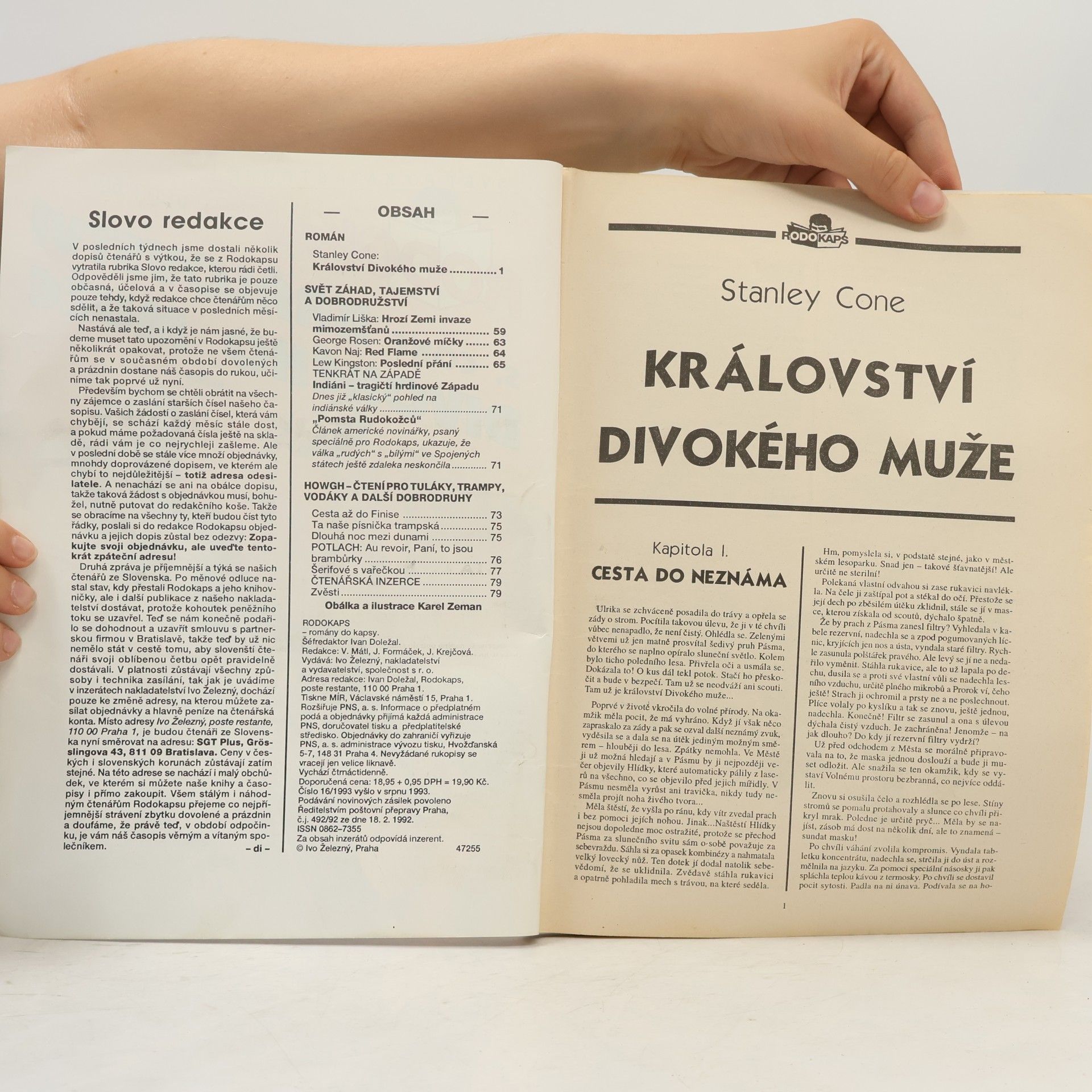S. Cone Rodokaps 16/1993. Království divokého muže