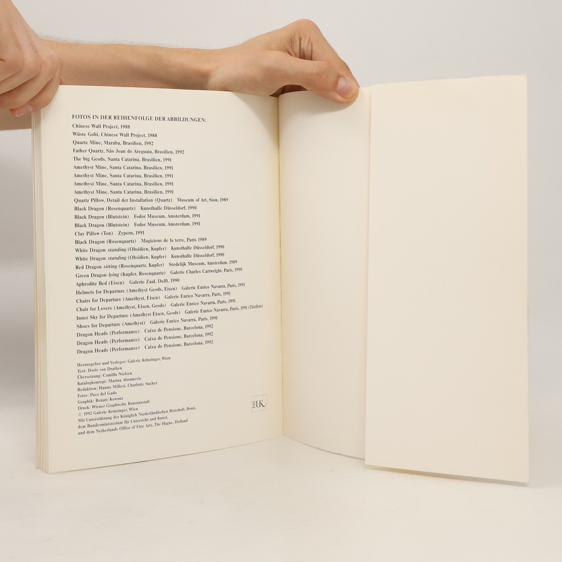 Autorenkollektiv Marina Abramovic: Transitory Objects