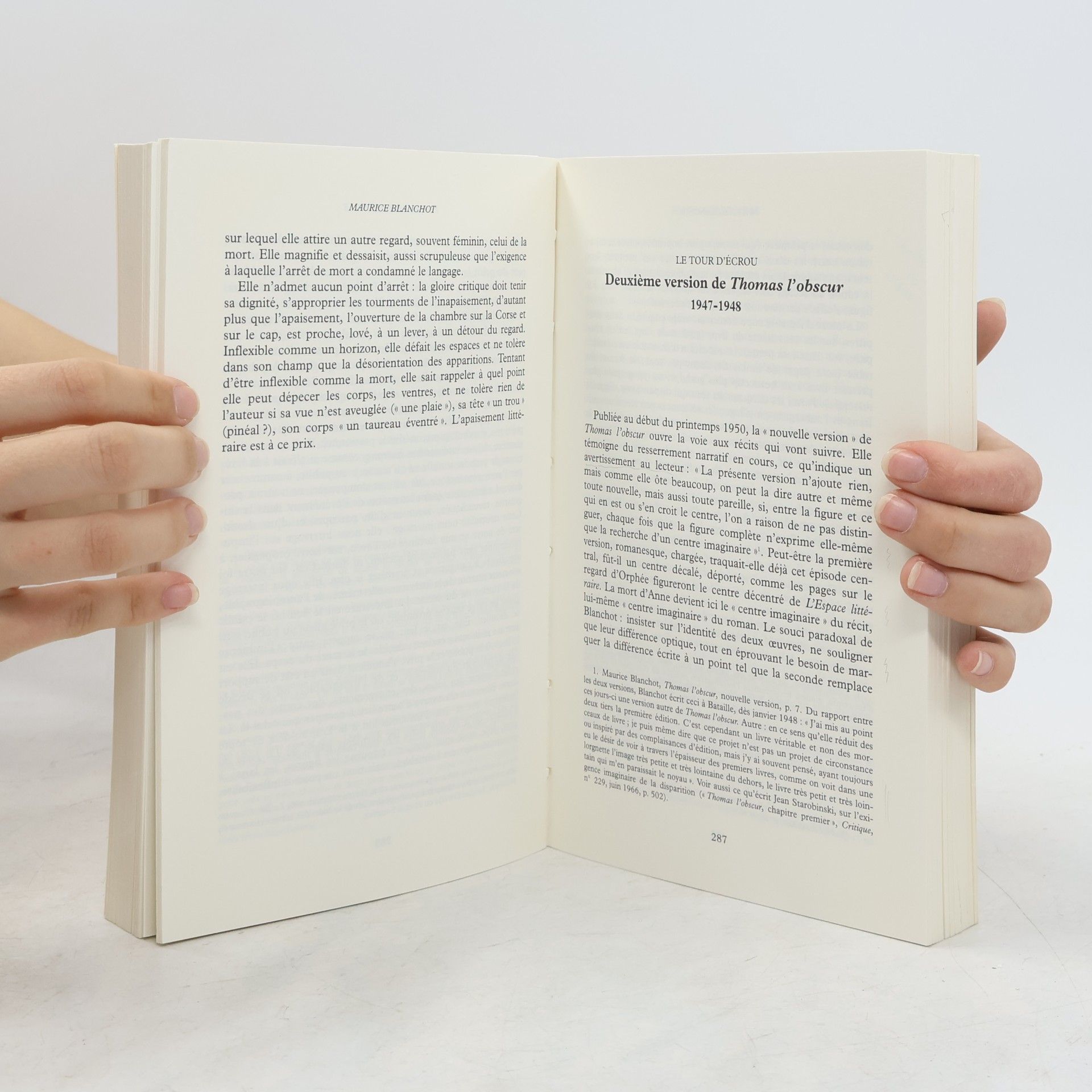 Christophe Bident Maurice Blanchot, partenaire invisible. Essai biographique
