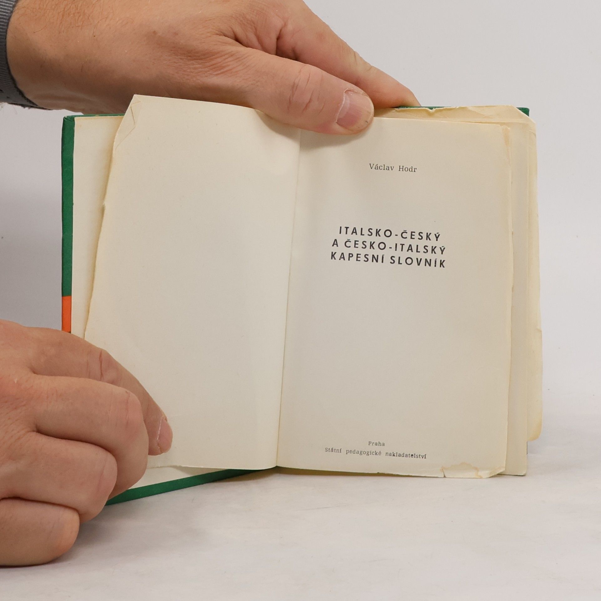 Václav Hodr Italsko-český a česko-italský kapesní slovník