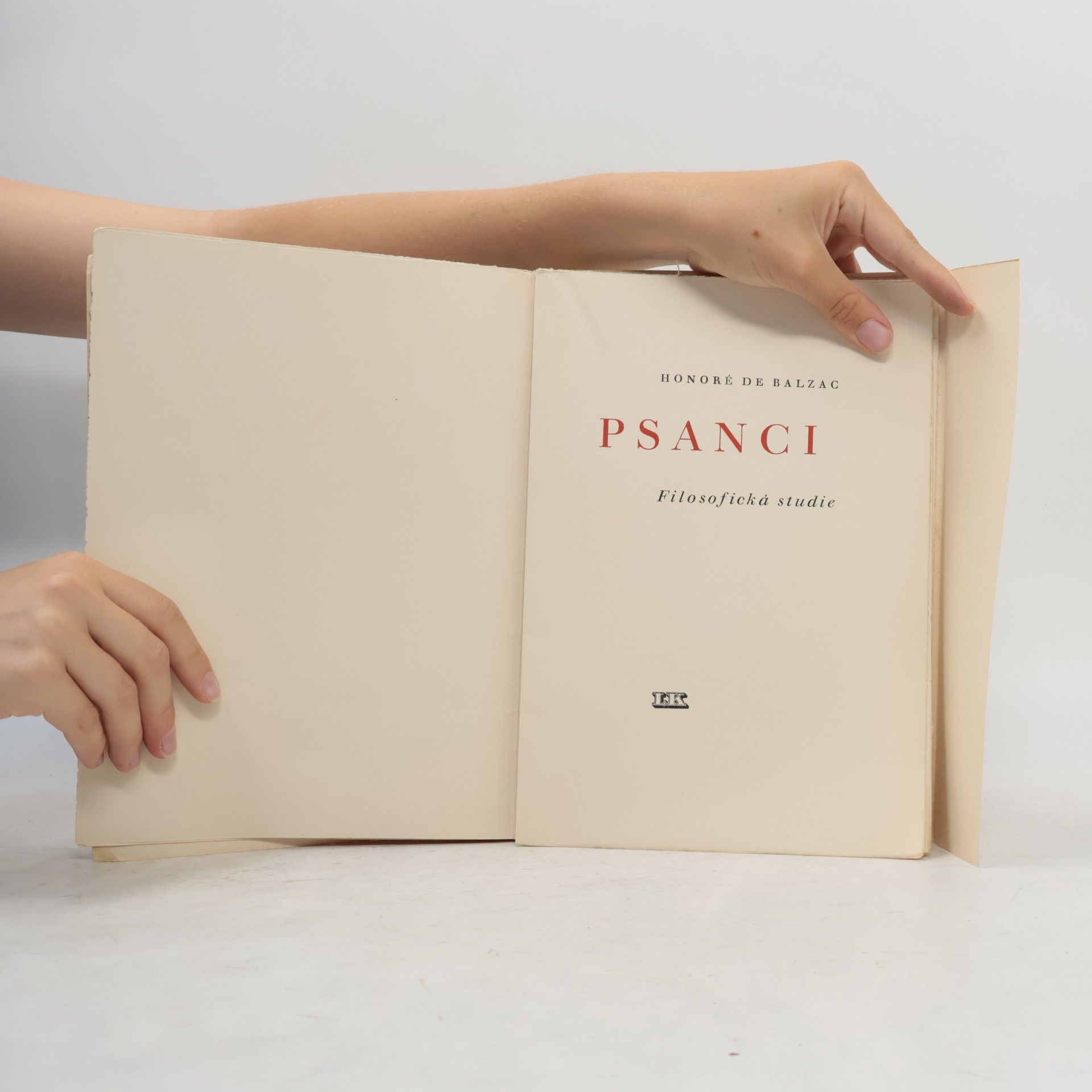 Honoré de Balzac Psanci. Filosofická studie