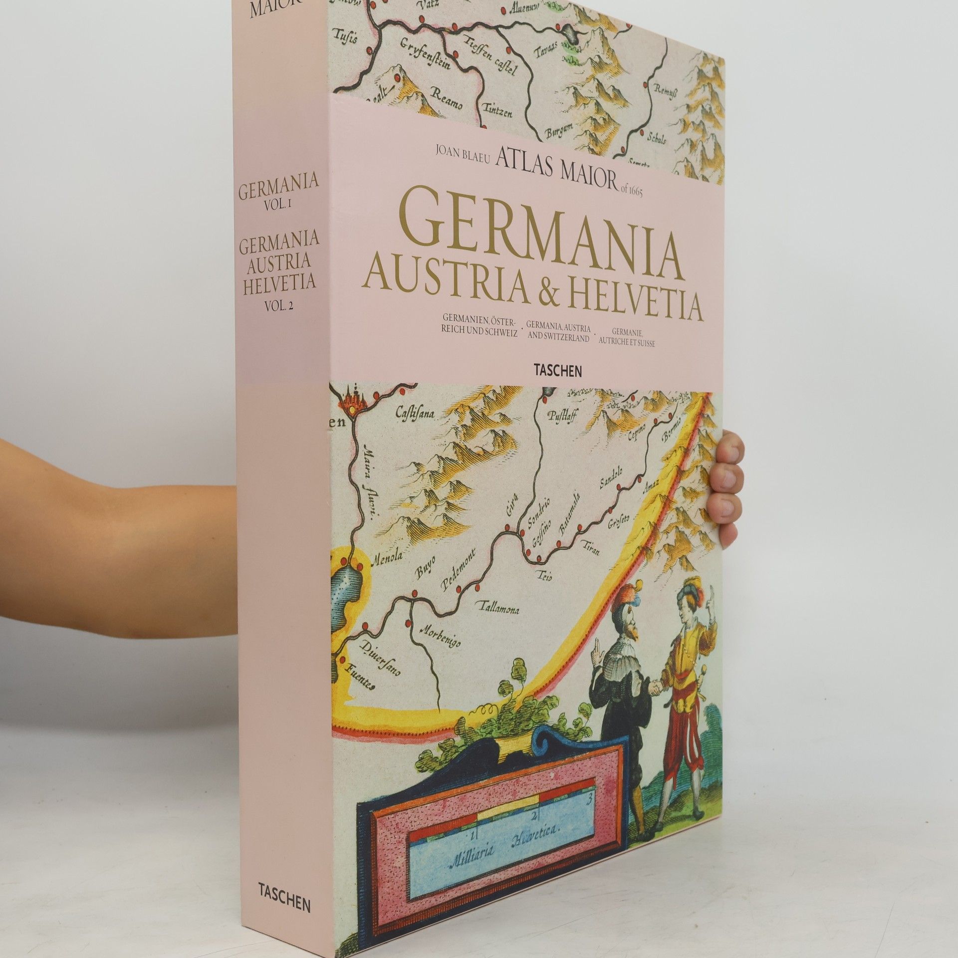 Joan Blaeu Atlas maior of 1665 Germania, Austria & Helvetia 1.-2.