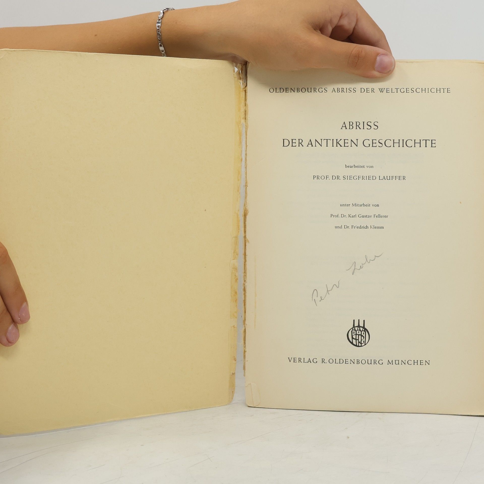 Siegfried Lauffer Abriss der antiken Geschichte