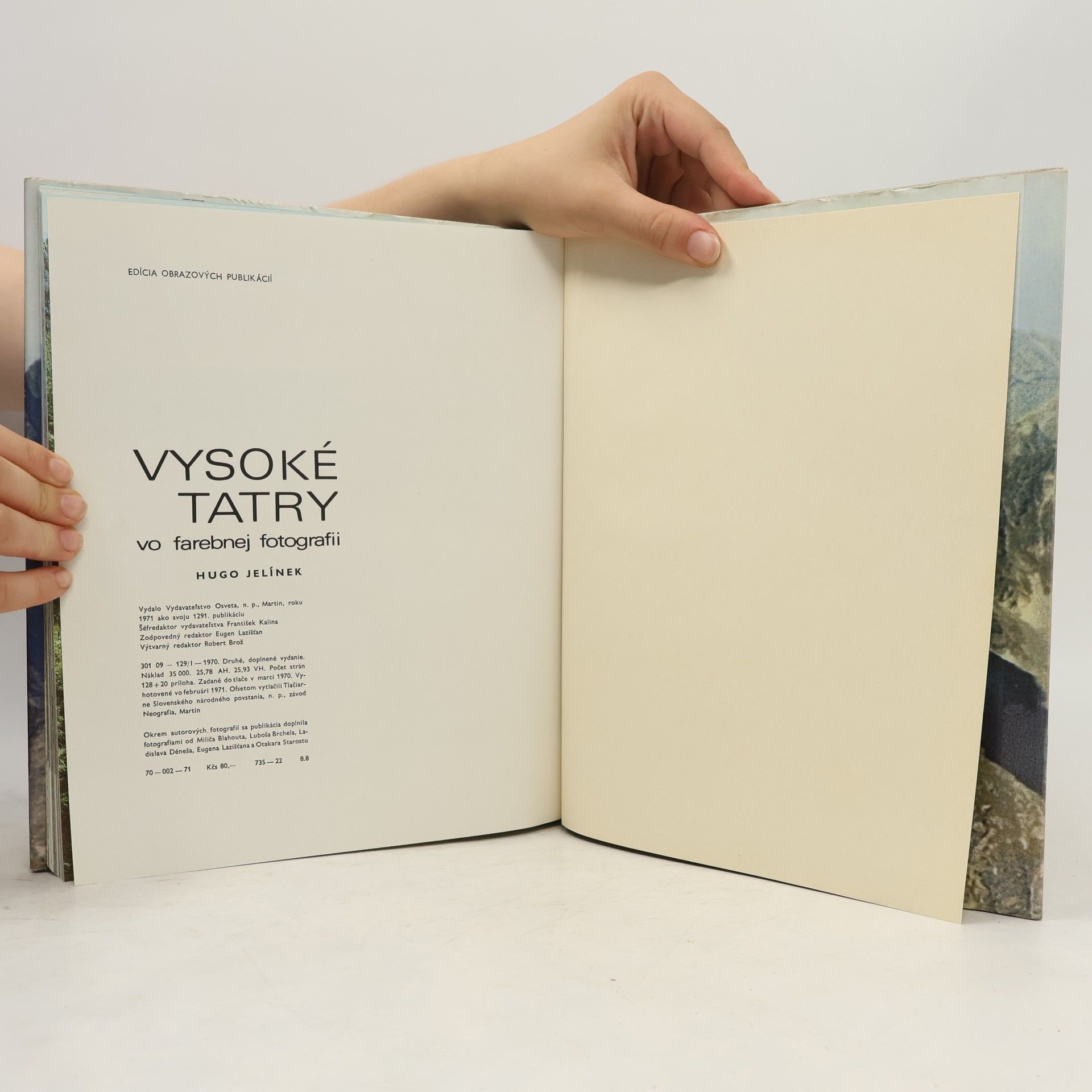 Hugo Jelínek Vysoké Tatry vo farebnej fotografii