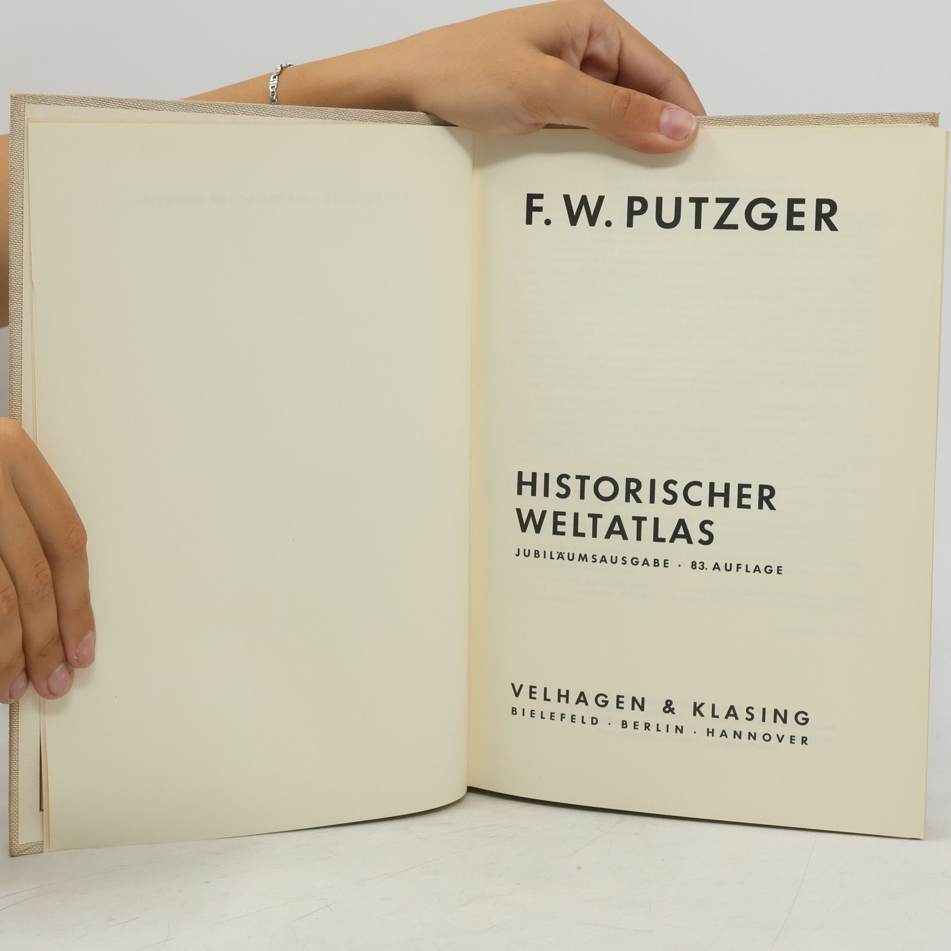 F. W. Putzger Historischer Weltatlas