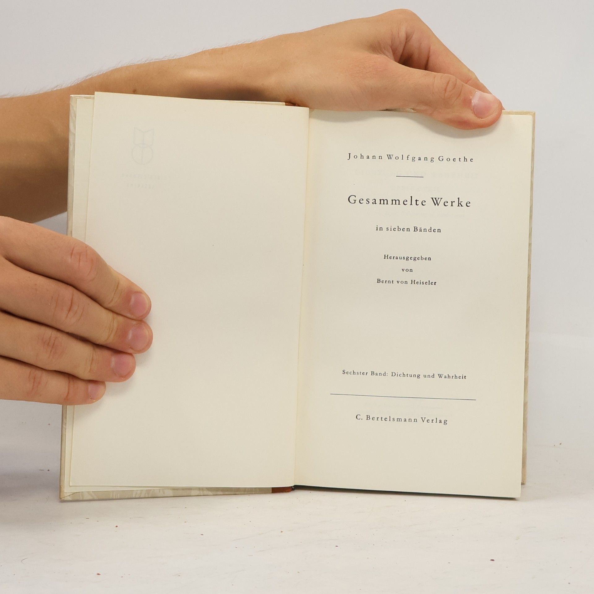Johann Wolfgang von Goethe Gesammelte Werke 6