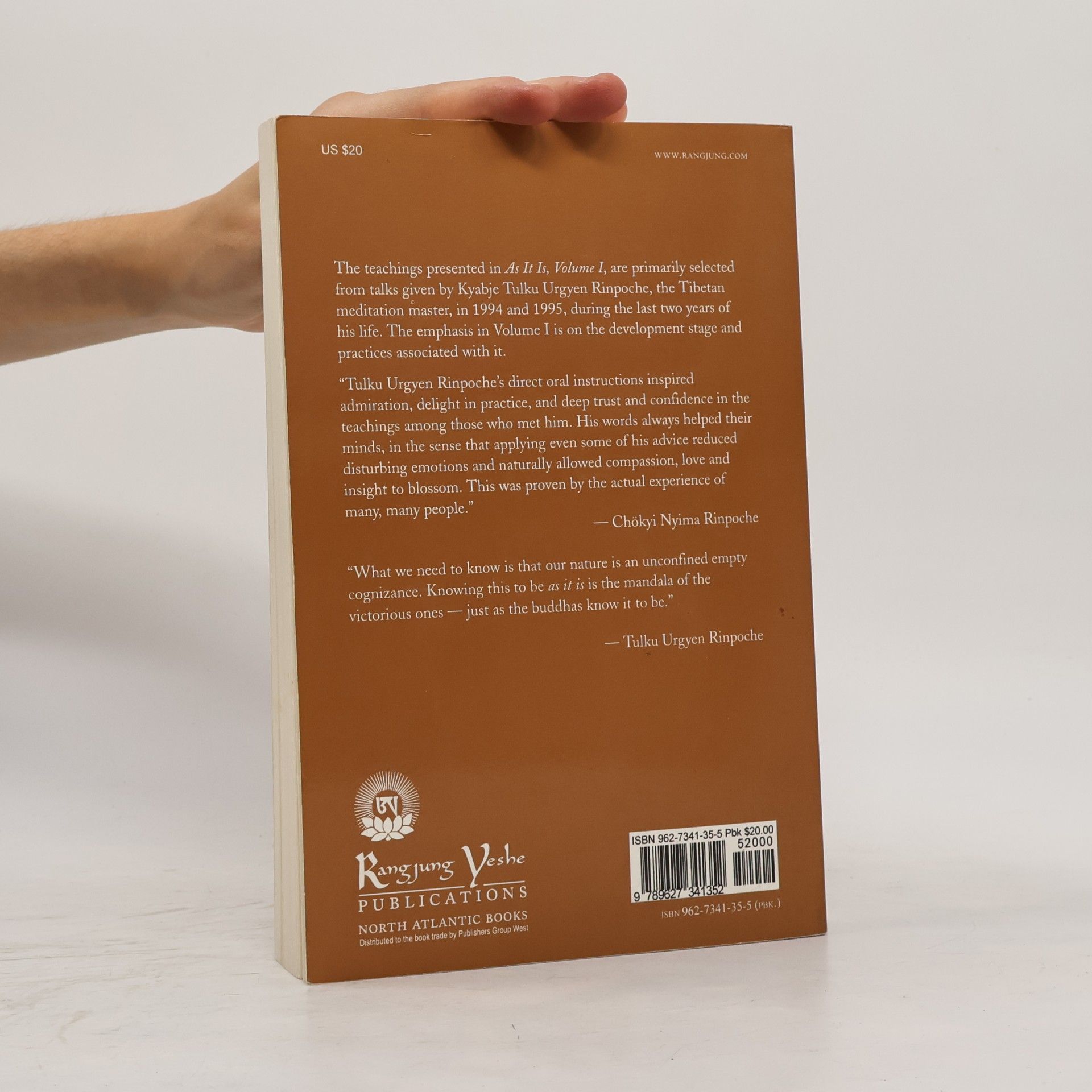 Tulku Urgyen Rinpoche As it is vol. 1