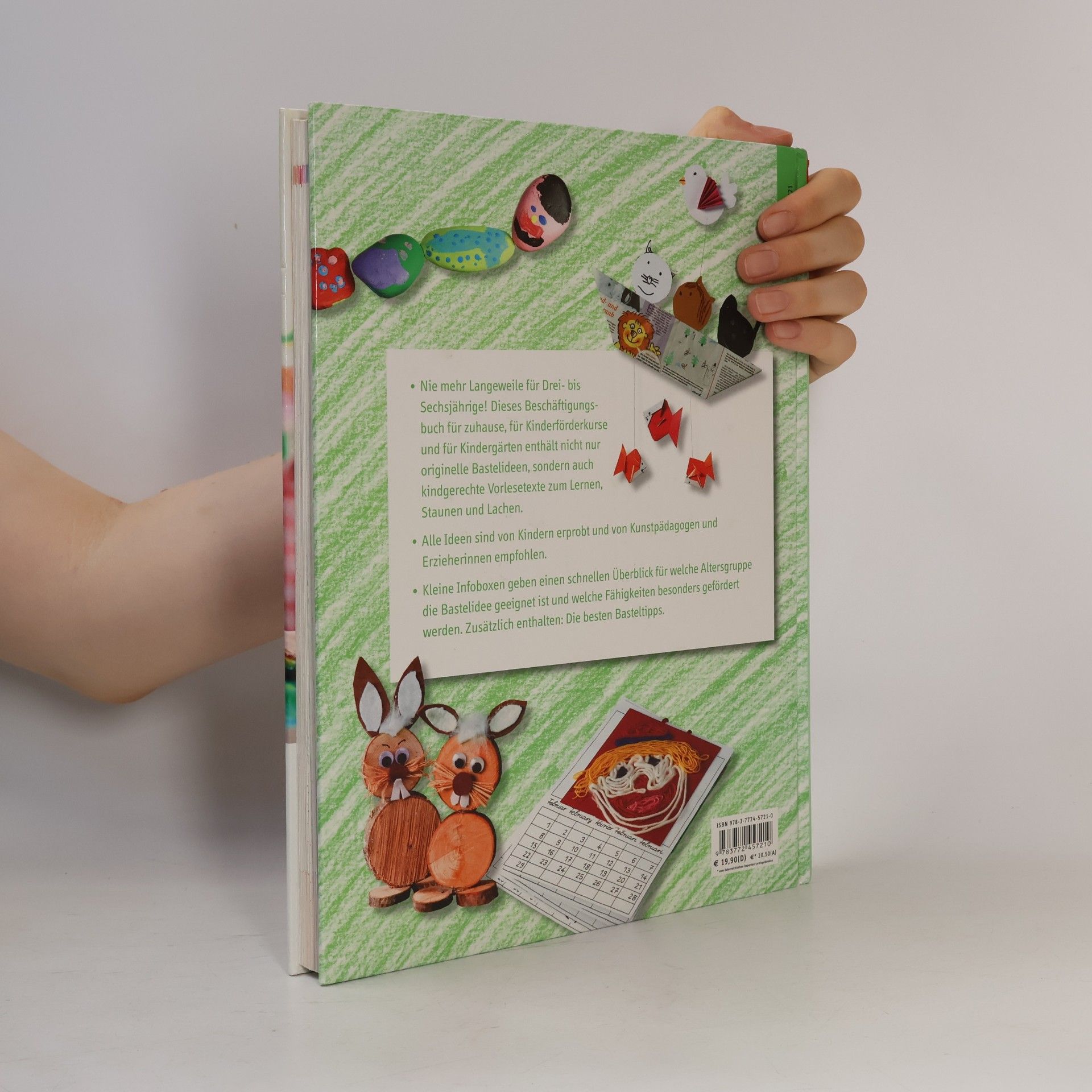 Monique Rahner Das große Vorschul-Bastelbuch für Kinder von 3 bis 6 Jahren