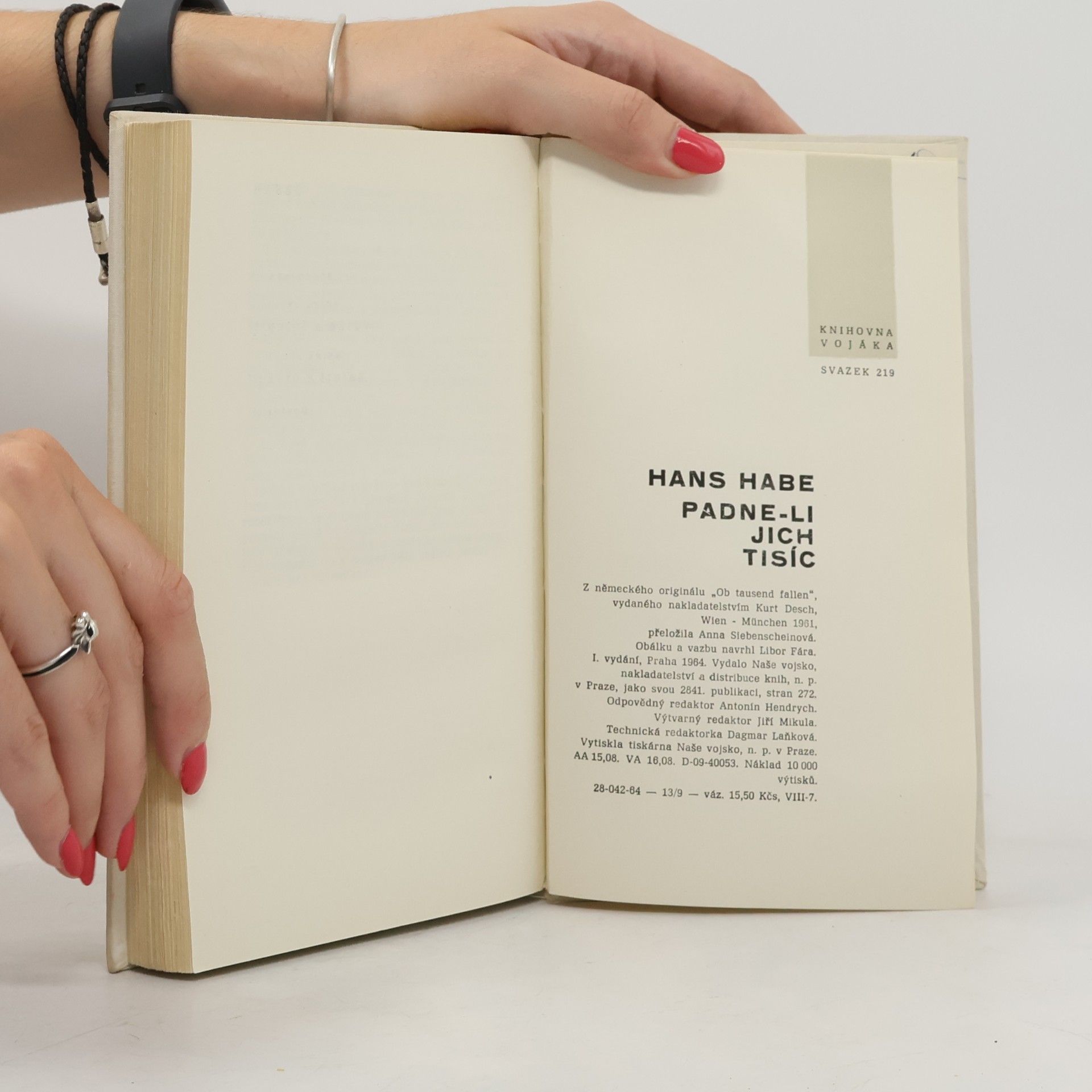 Hans Habe Padne-li jich tisíc