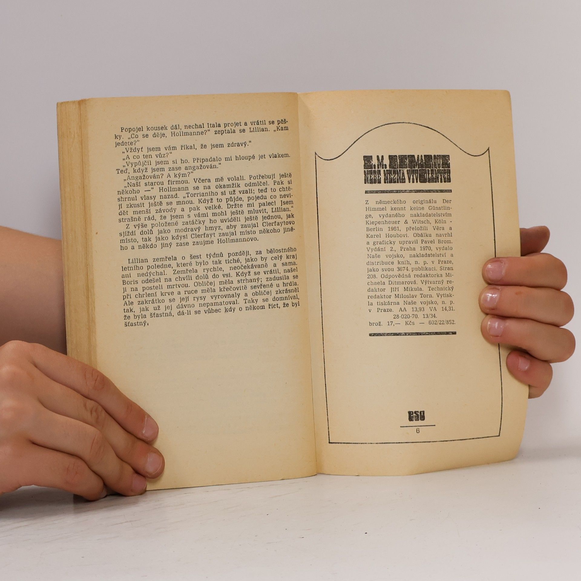 Erich Maria Remarque Nebe nezná vyvolených