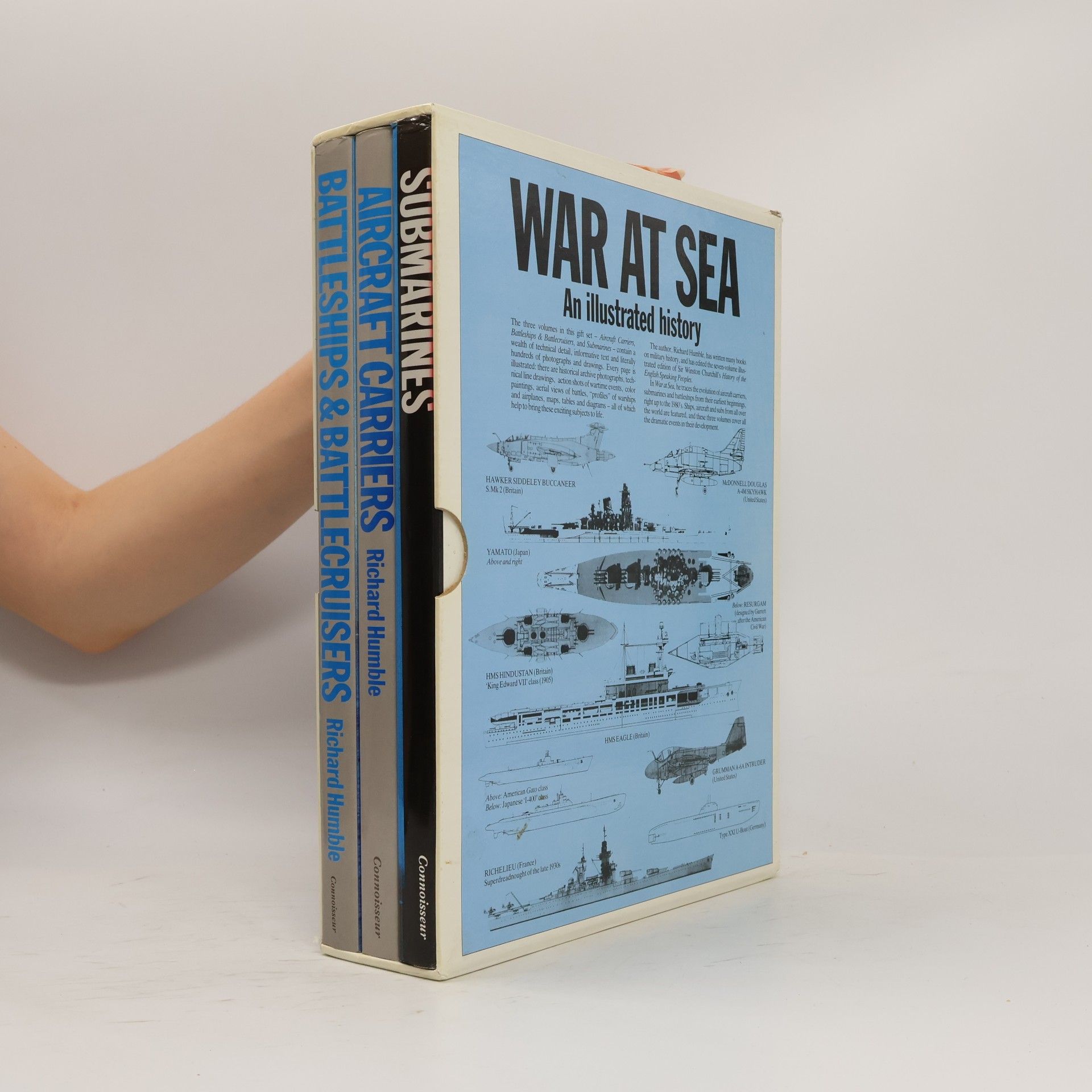 Richard Humble War at Sea 1-3. Submarines. Aircraft Carriers. Battleships & Battlecruisers