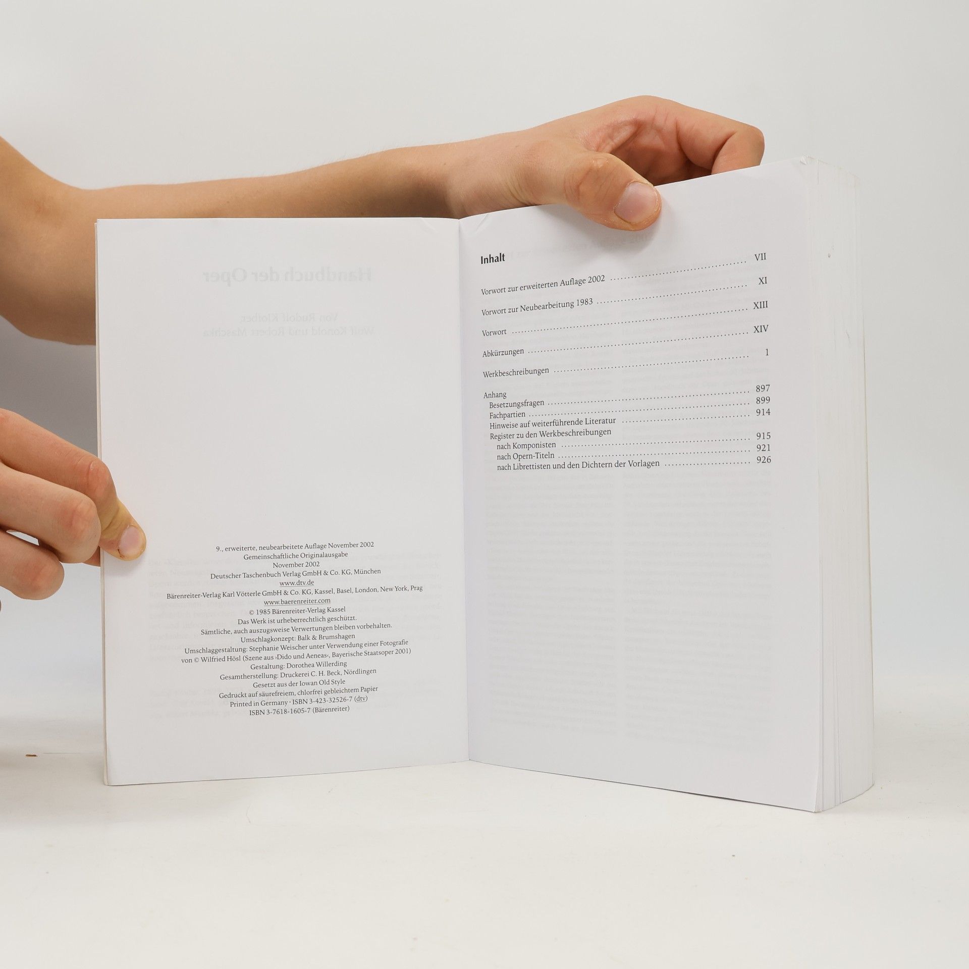 Rudolf Kloiber Handbuch der Oper