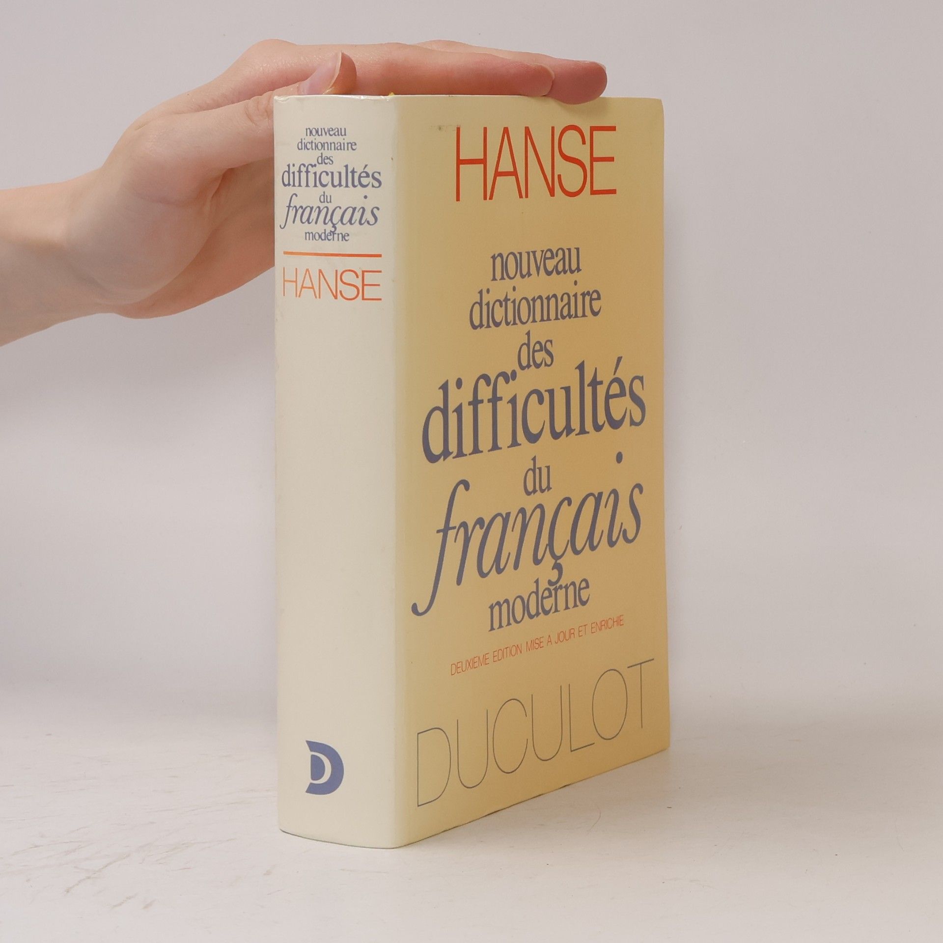 Joseph Hanse Nouveau dictionnaire des difficultés du français moderne