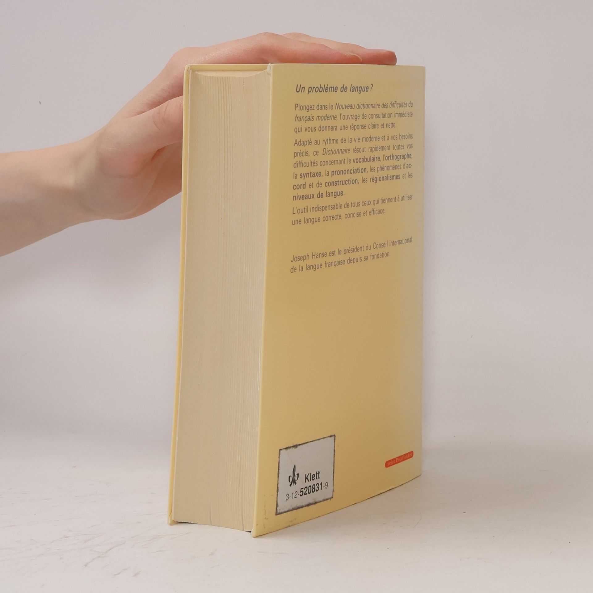 Joseph Hanse Nouveau dictionnaire des difficultés du français moderne