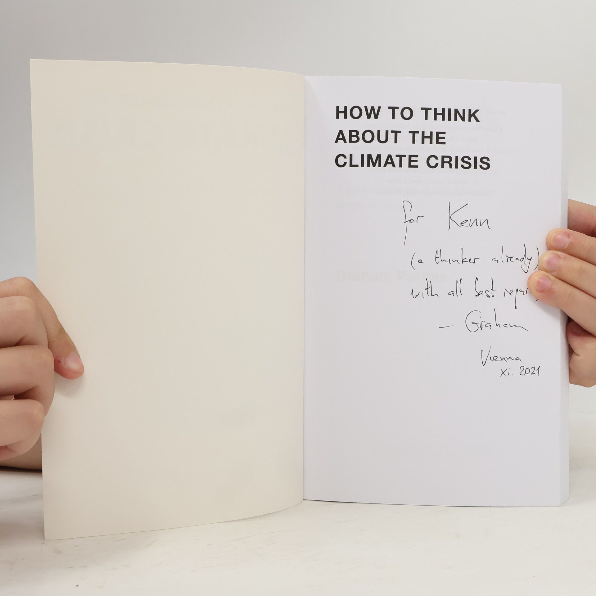Graham Parkes How to Think About the Climate Crisis