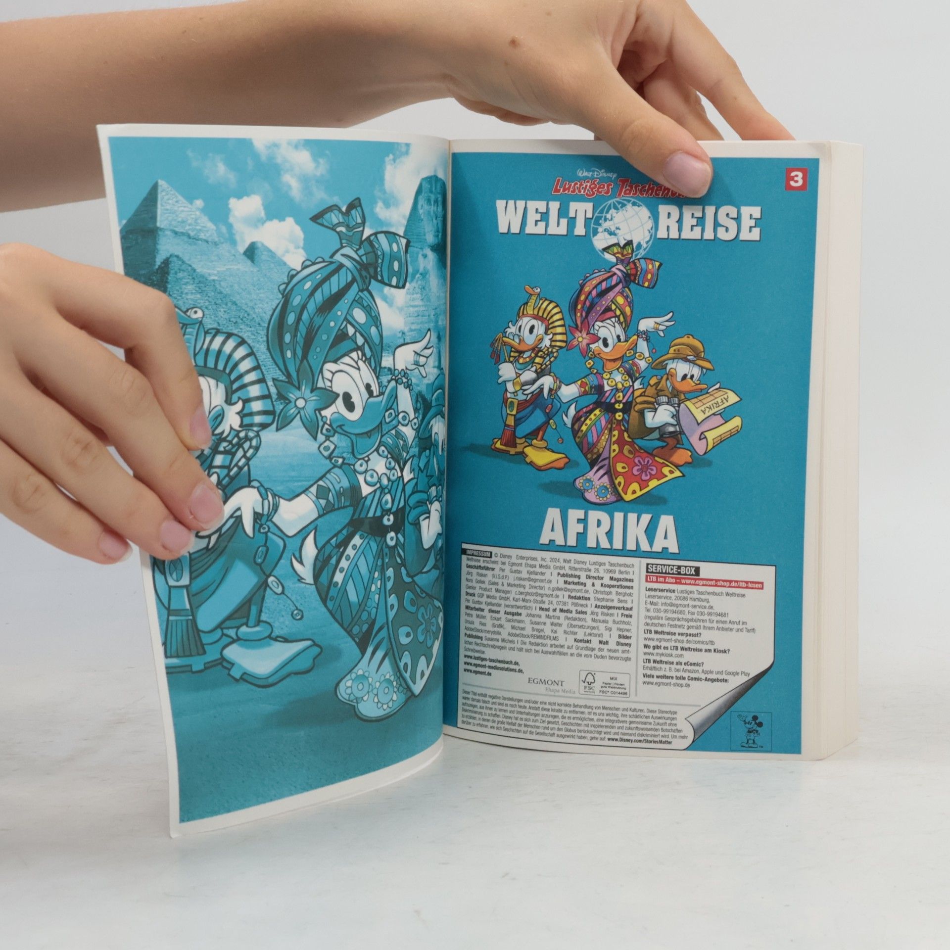 Collectif d'auteurs Lustiges Taschenbuch Weltreise 3