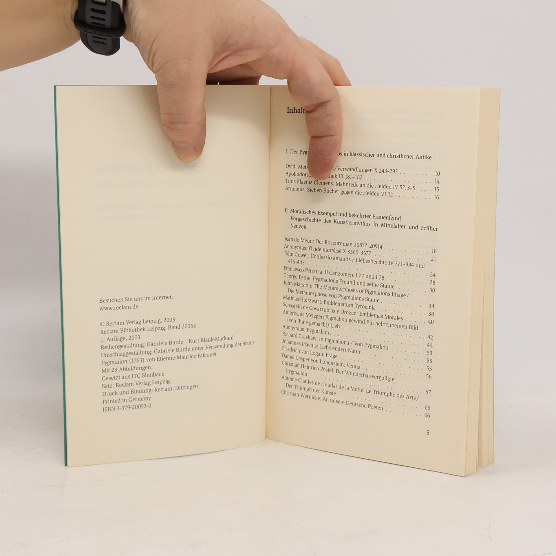 Achim Aurnhammer Mythos Pygmalion
