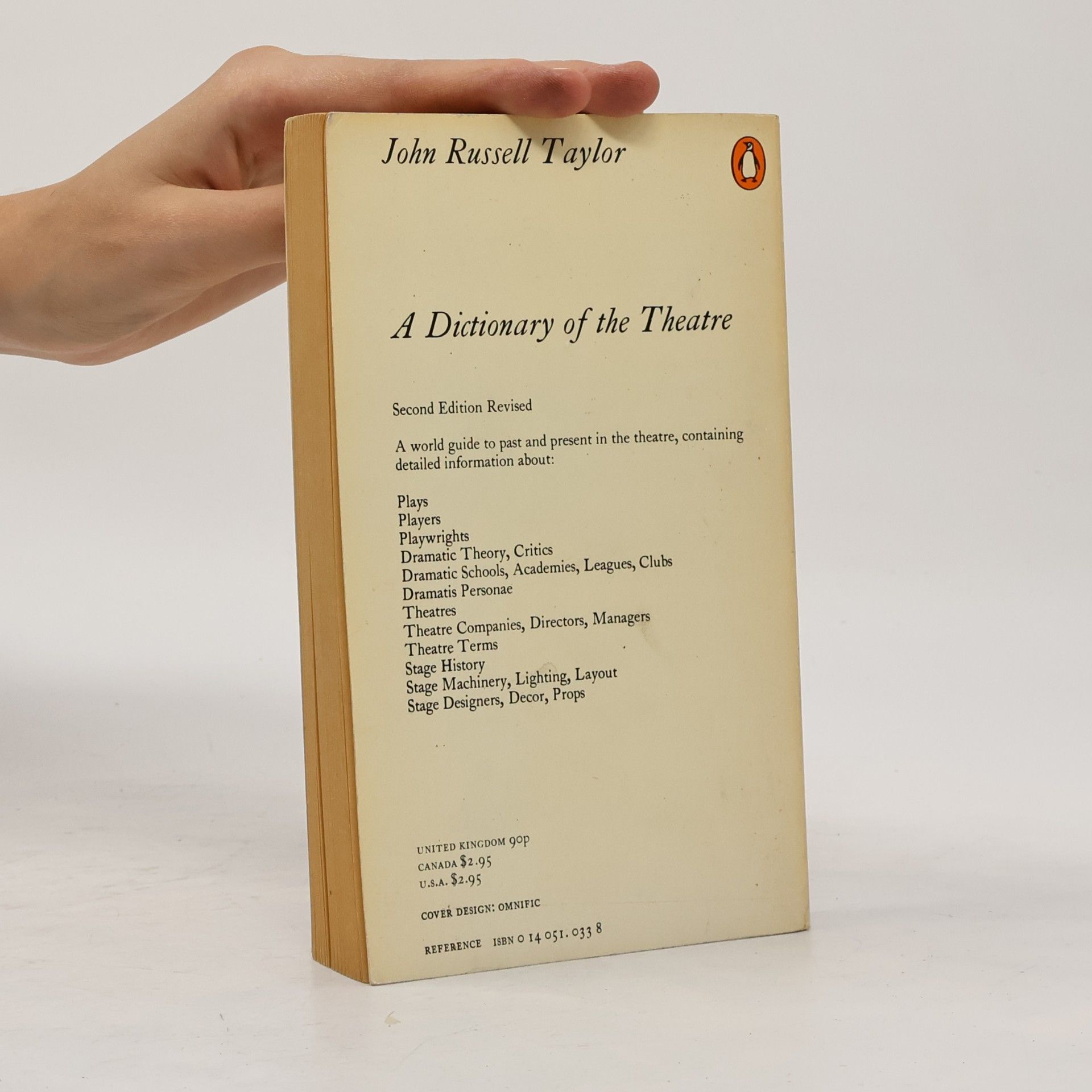 John Russell Taylor A Dictionary of the Theatre
