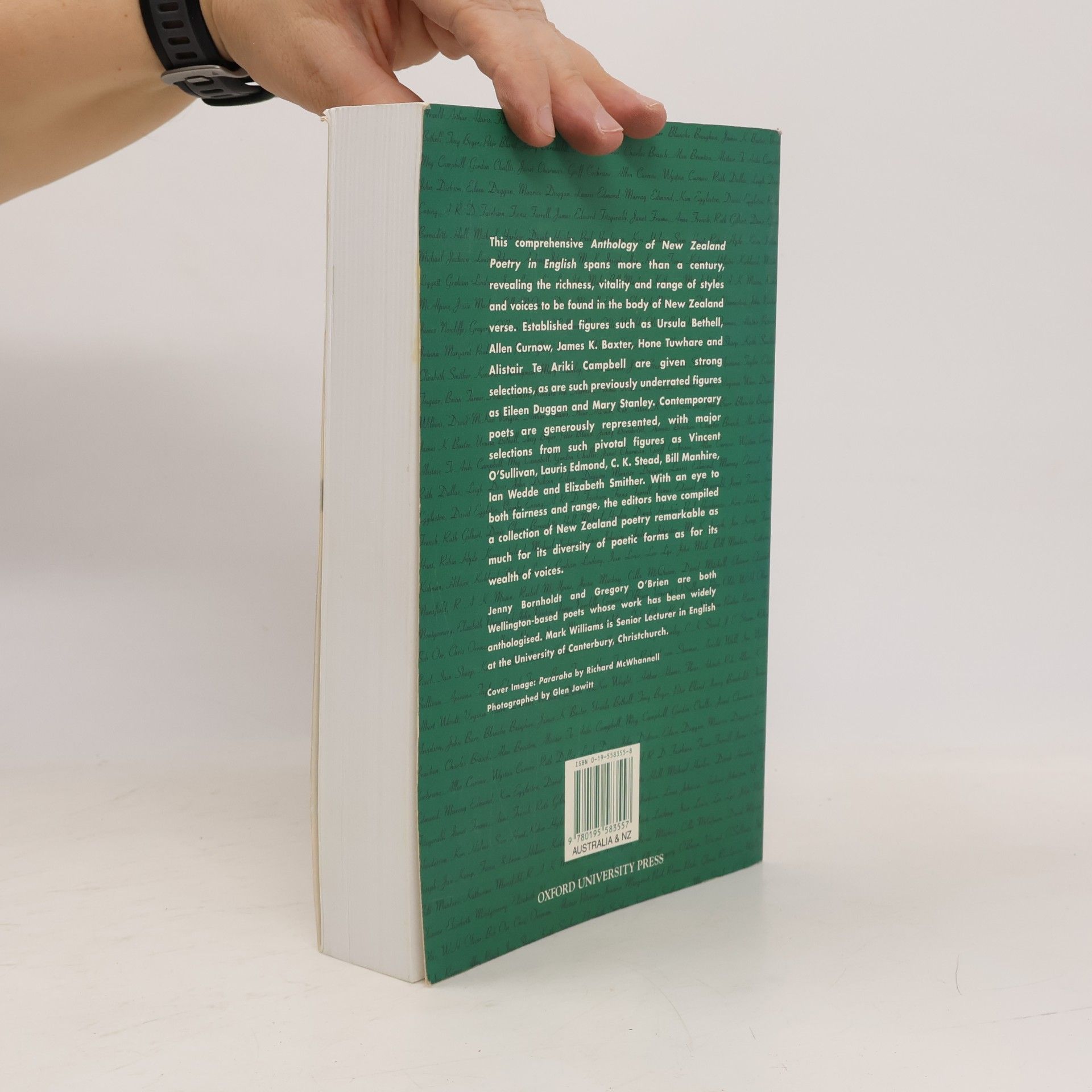 Jenny Bornholdt An Anthology of New Zealand Poetry in English