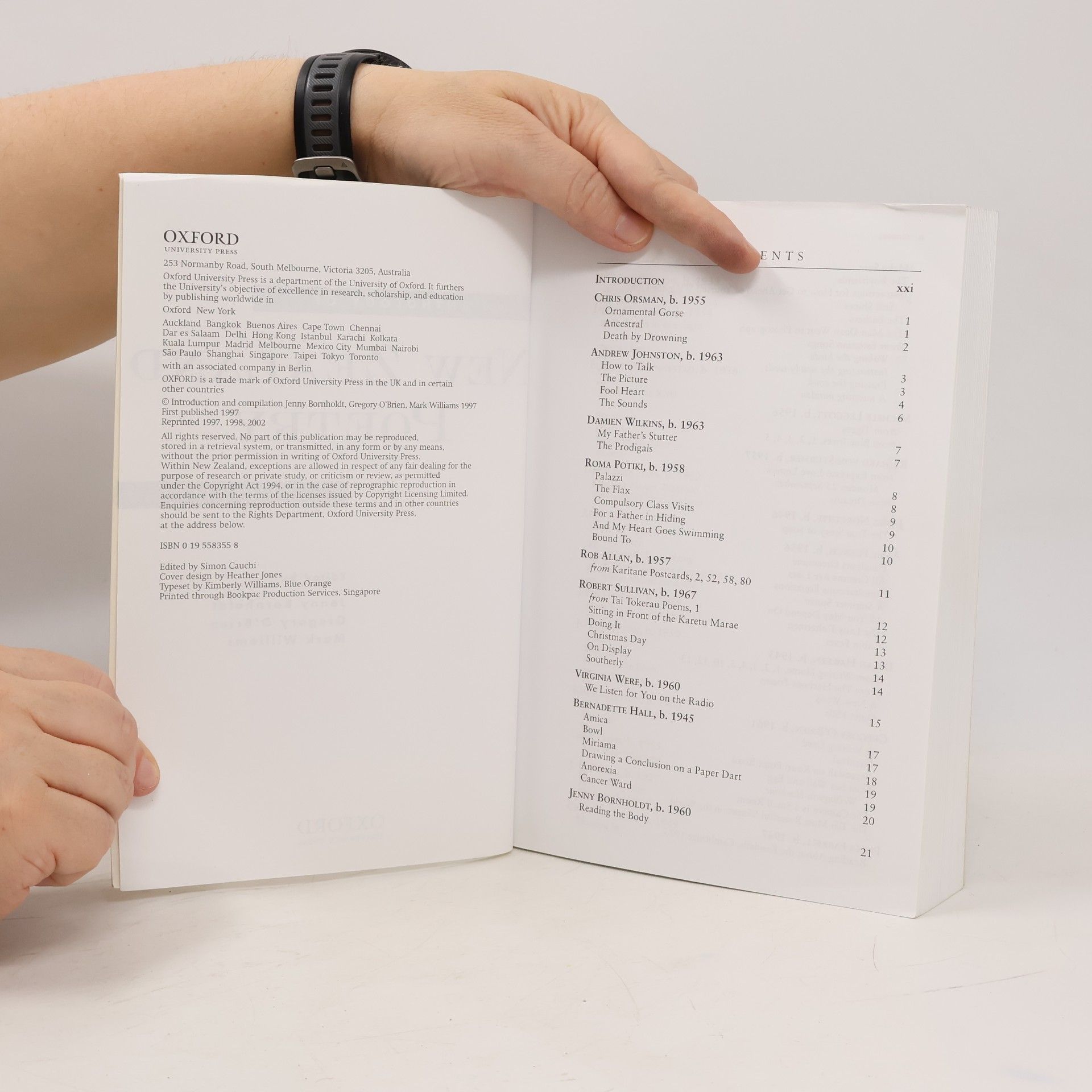 Jenny Bornholdt An Anthology of New Zealand Poetry in English