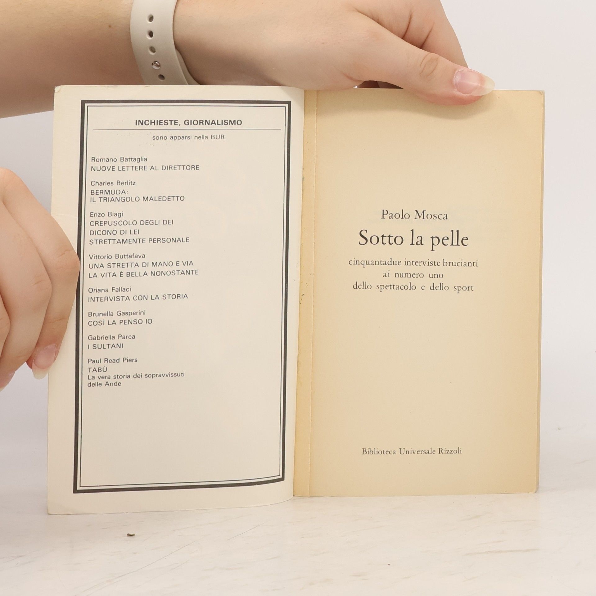 Paolo Mosca Sotto la pelle