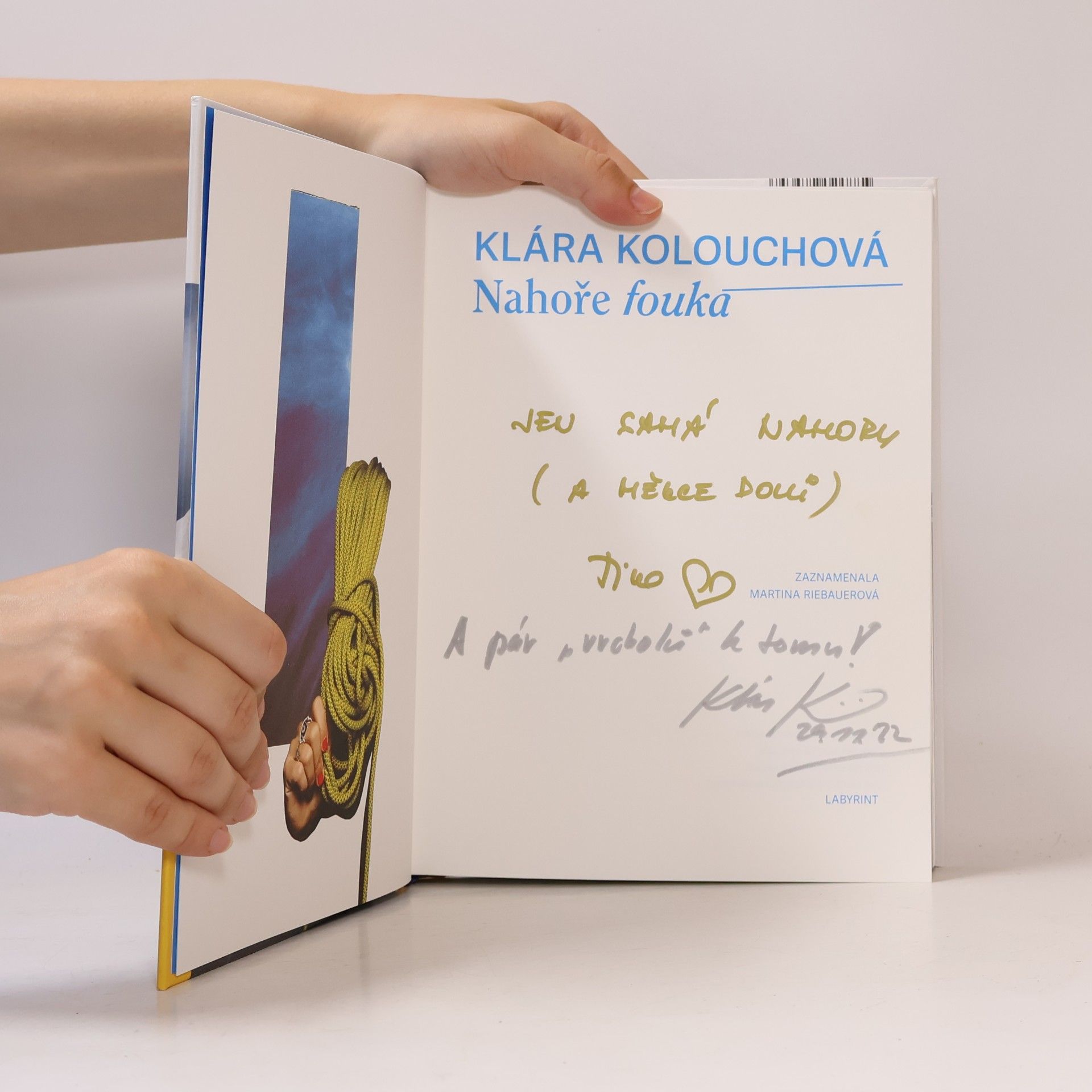 Klára Poláčková Nahoře fouká
